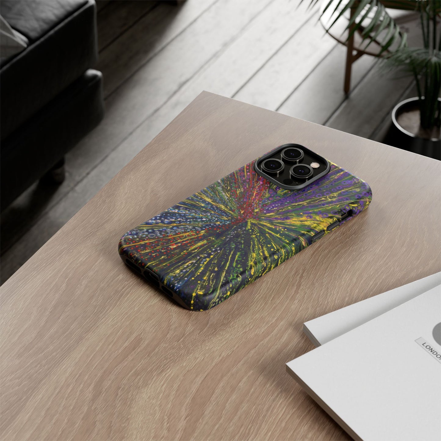 Stylish Abstract Phone Case for Trendsetters - The Last Dance Image