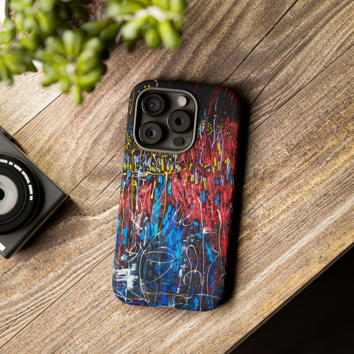 Vibrant Tough Case-Passion of Life Image- Artistic Phone Cover for Bold Personalities