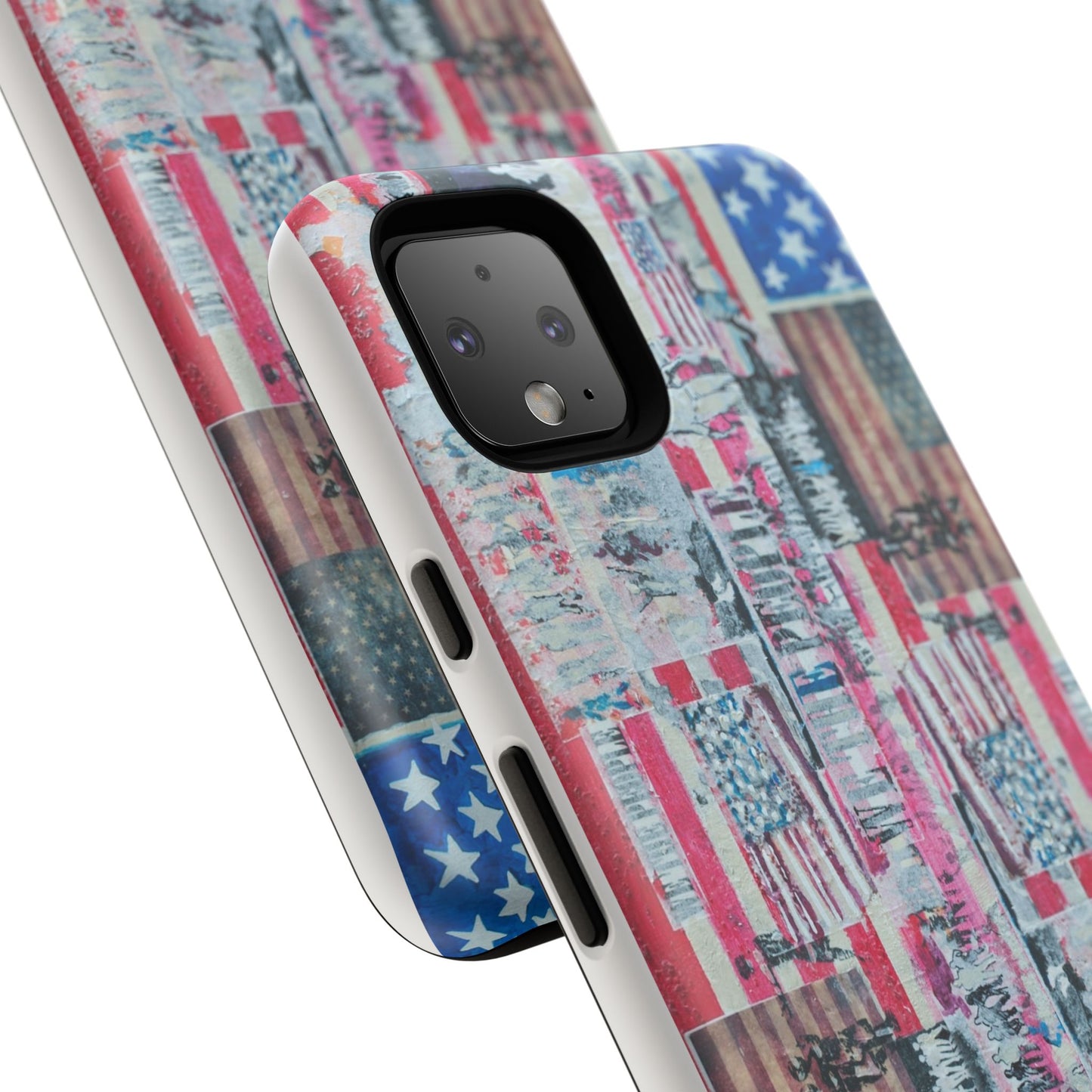 Patriotic Phone Case -We The People Image - Tough Cases with American Flag Design