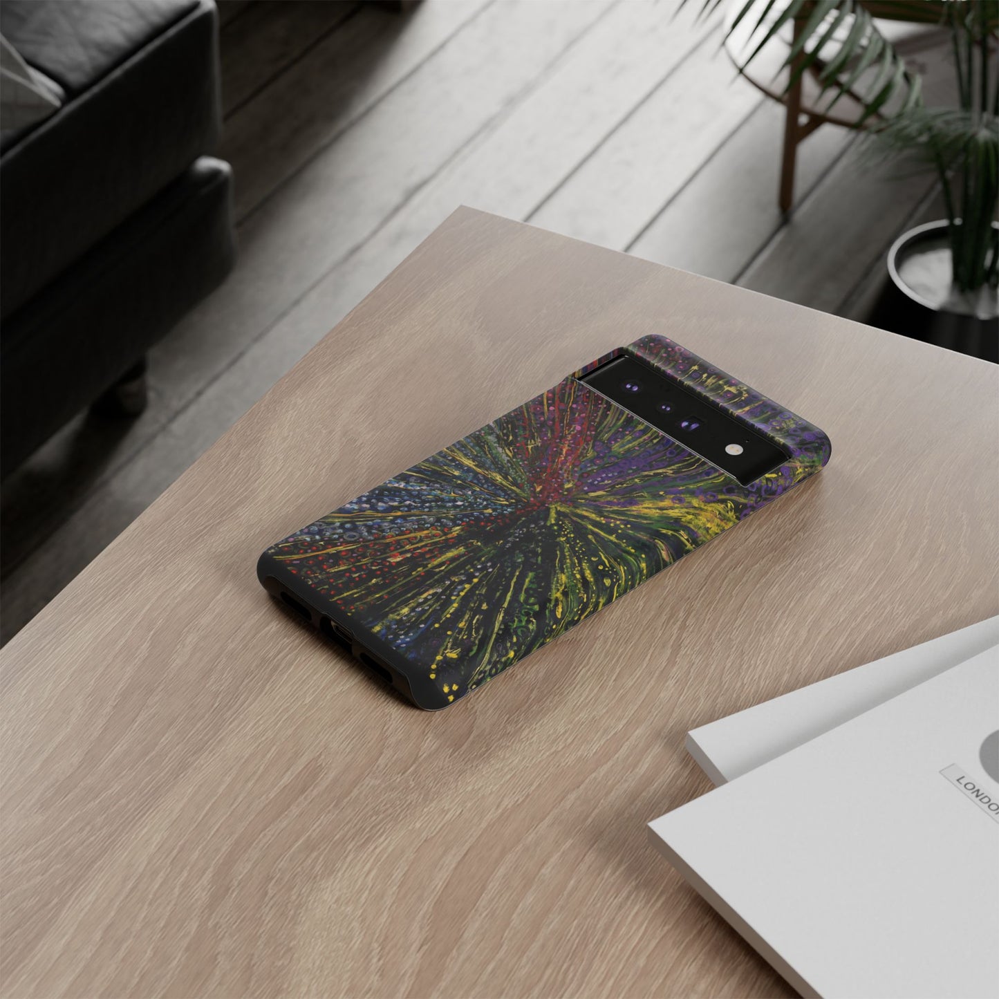 Stylish Abstract Phone Case for Trendsetters - The Last Dance Image