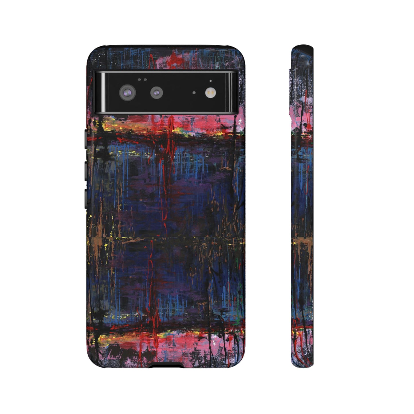Artistic Tough Cases - Colorful Abstract Phone Case for Creative Souls- Illumination Image