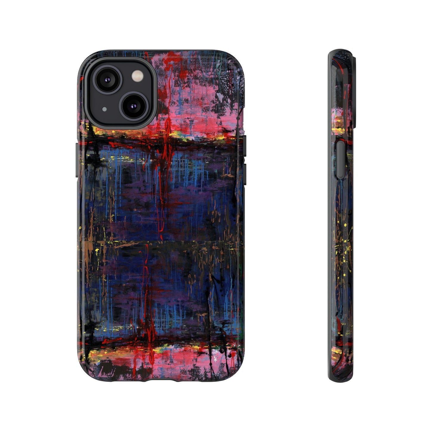 Artistic Tough Cases - Colorful Abstract Phone Case for Creative Souls- Illumination Image