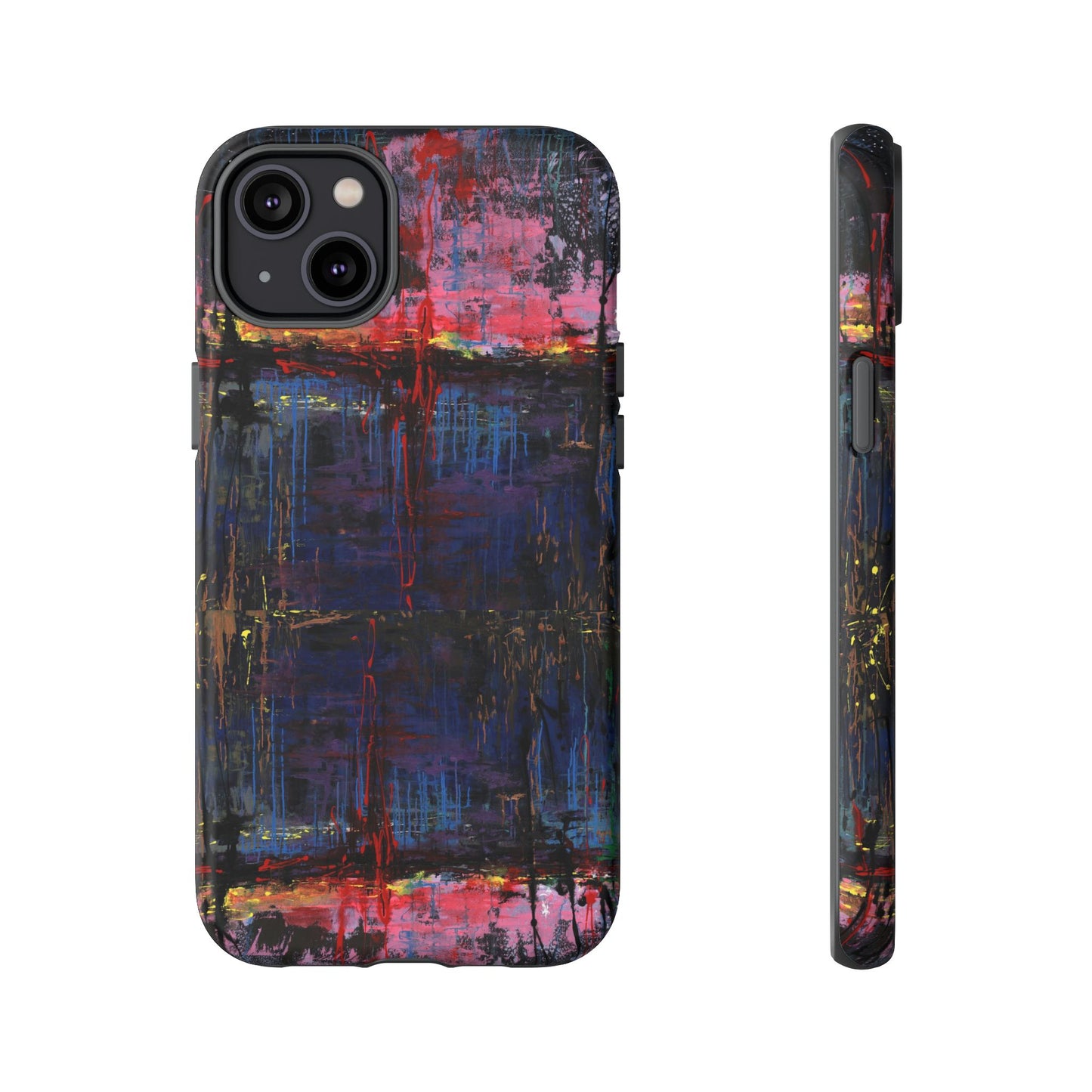 Artistic Tough Cases - Colorful Abstract Phone Case for Creative Souls- Illumination Image