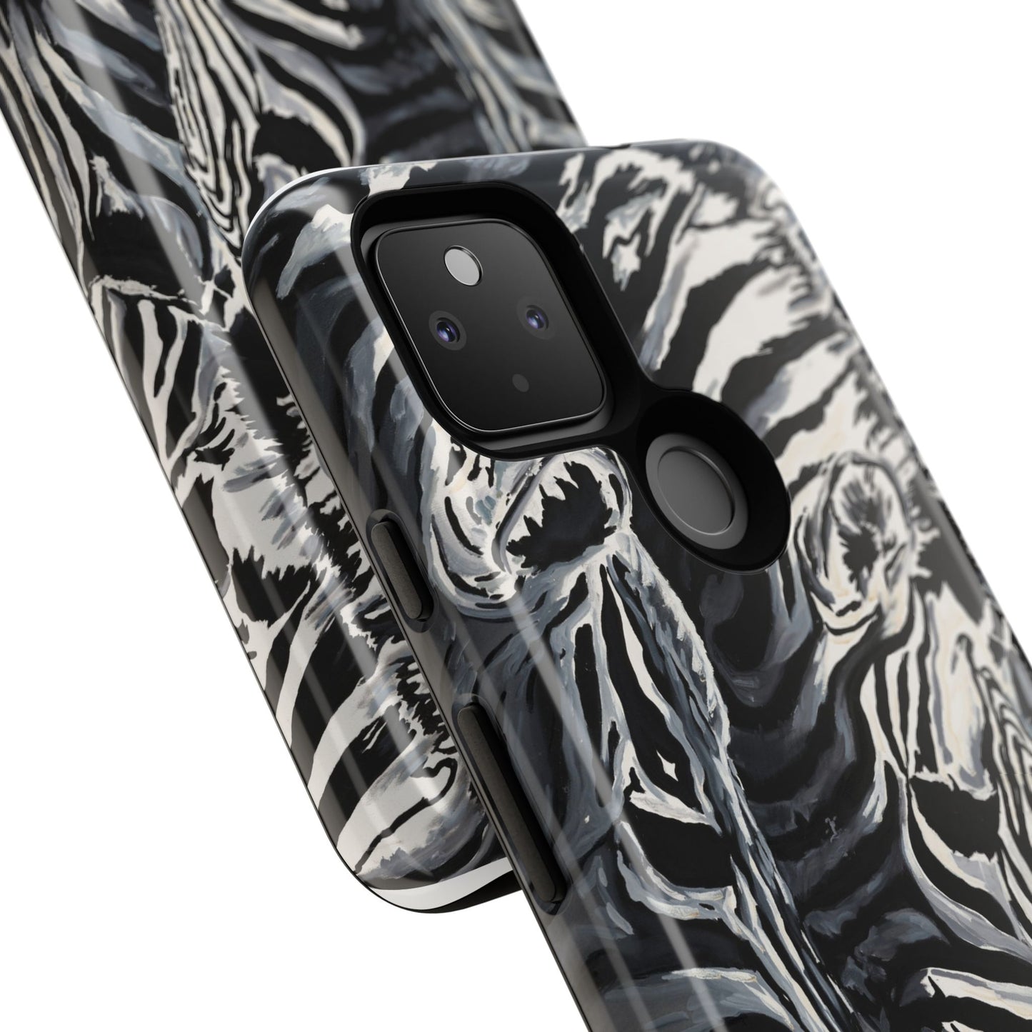 Artistic Zebra Print Phone Case -Tough Cases- Baby Zebras Image