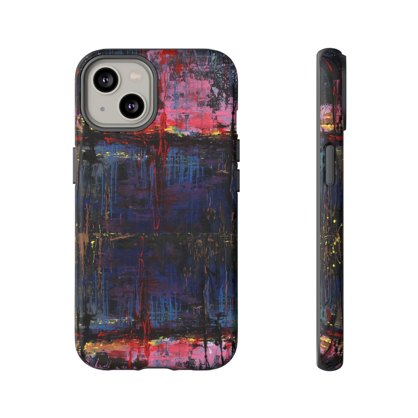 Artistic Tough Cases - Colorful Abstract Phone Case for Creative Souls- Illumination Image