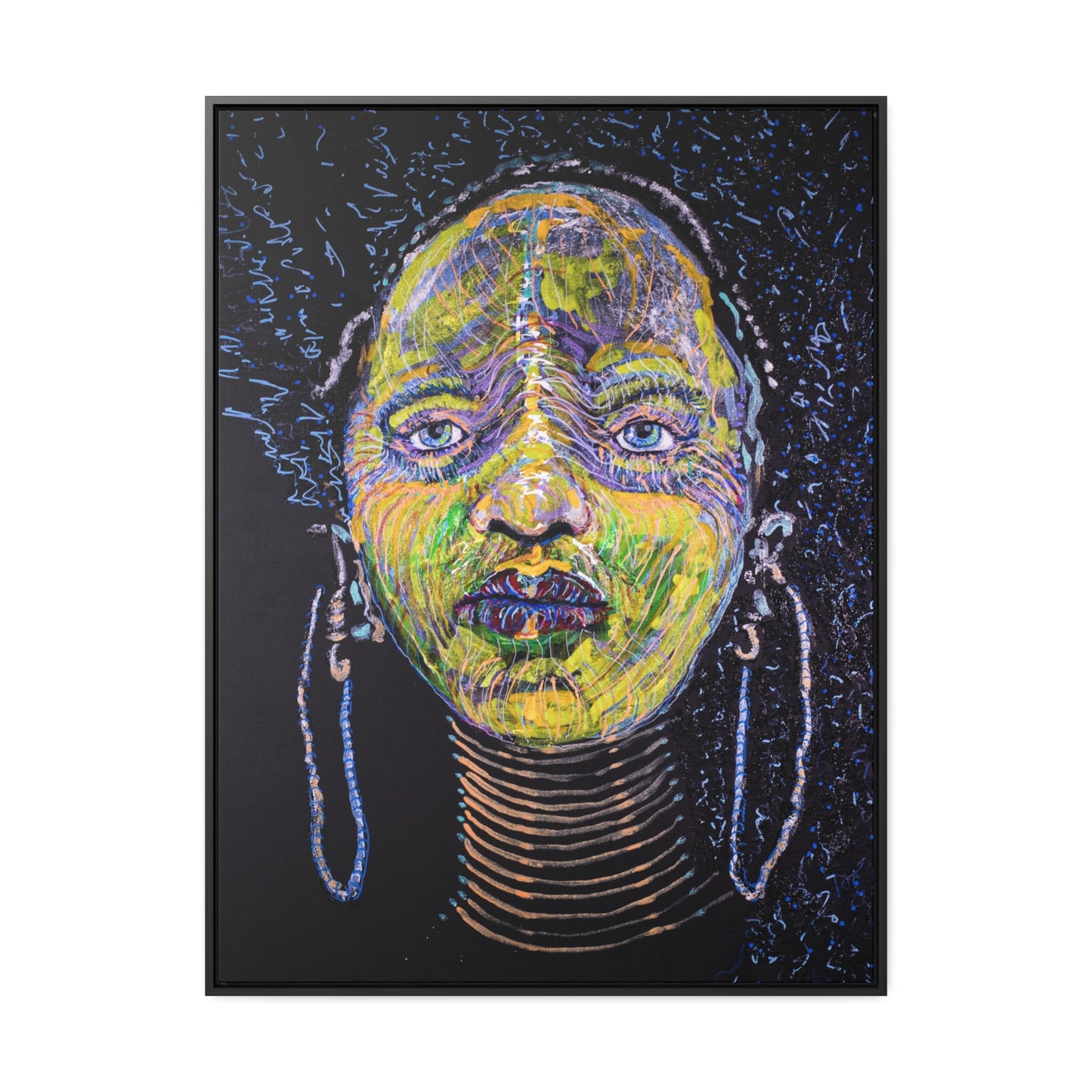 Native Daughter - Framed Canvas Print