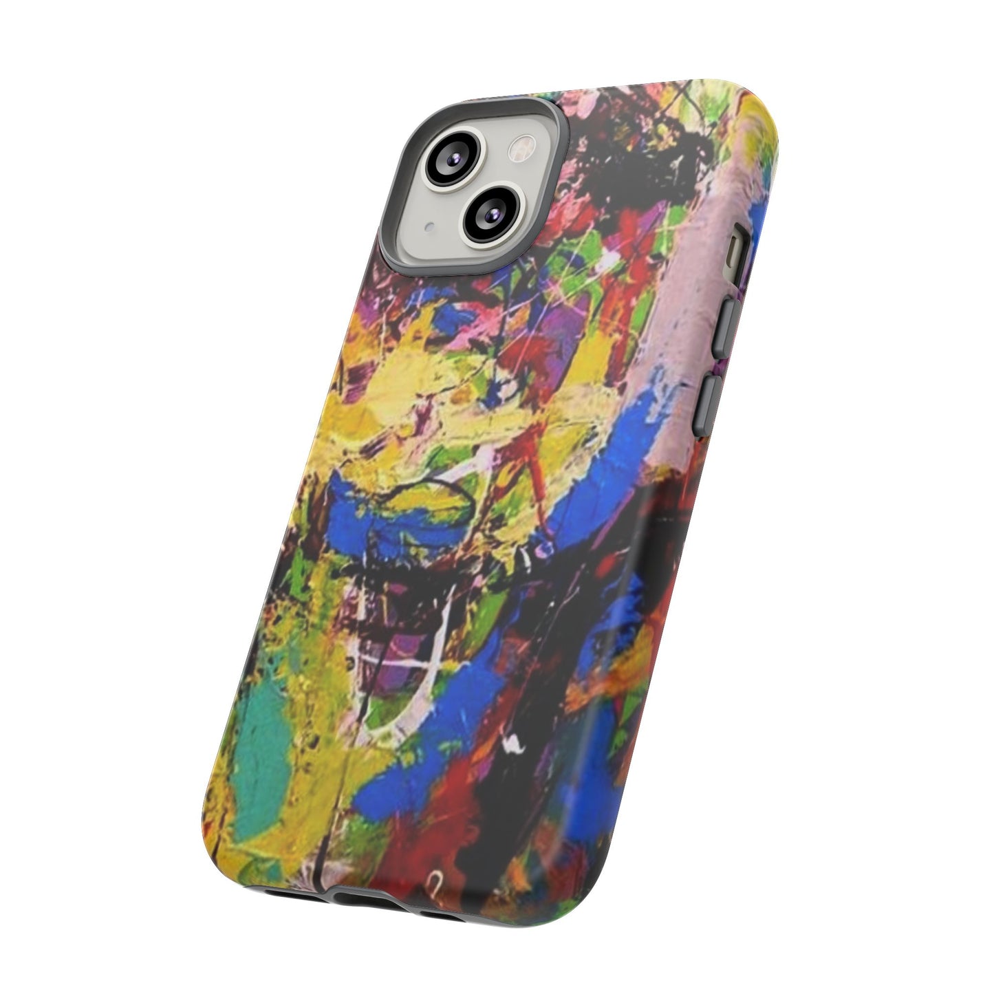Vibrant Abstract Phone Case - Tough Cases for Bold Individuals