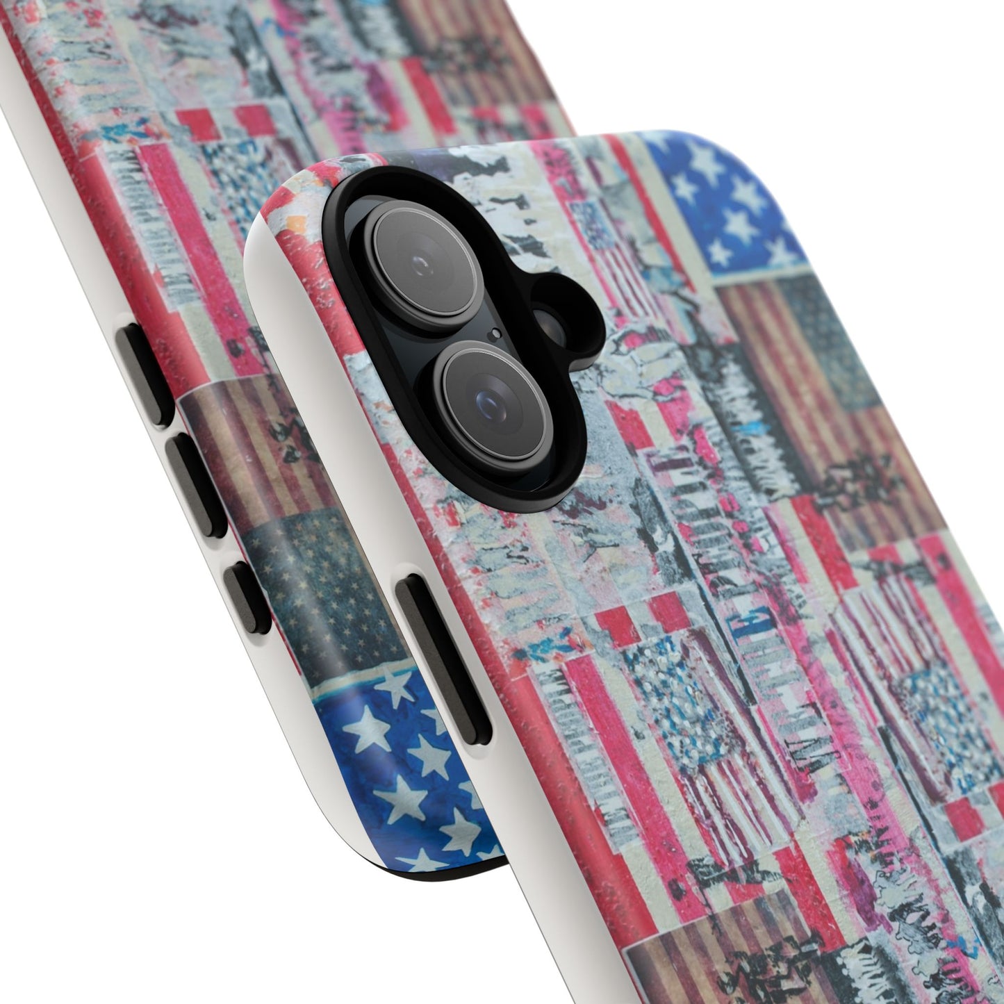 Patriotic Phone Case -We The People Image - Tough Cases with American Flag Design