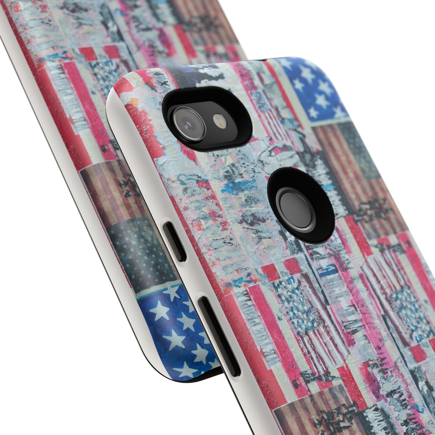 Patriotic Phone Case -We The People Image - Tough Cases with American Flag Design