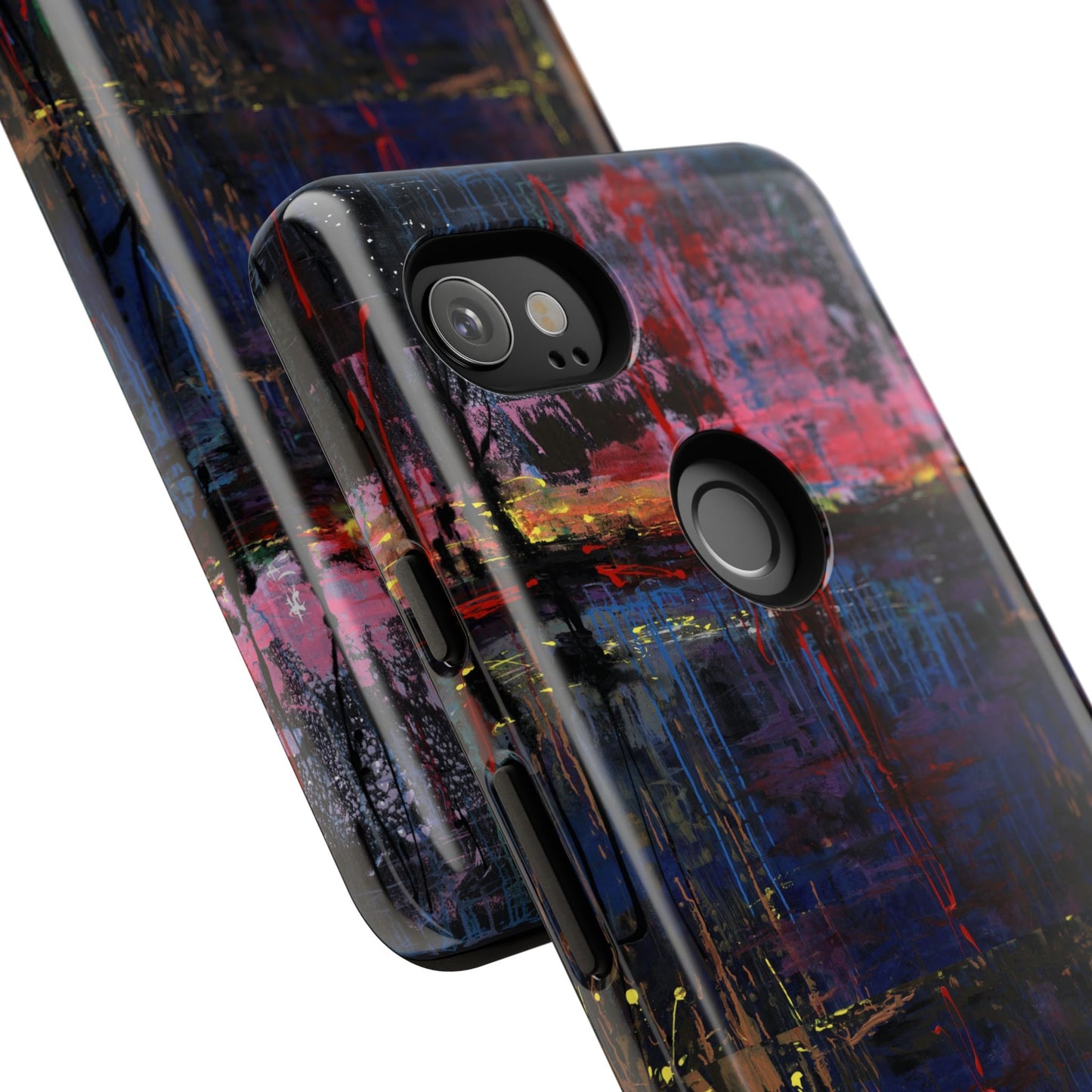 Artistic Tough Cases - Colorful Abstract Phone Case for Creative Souls- Illumination Image
