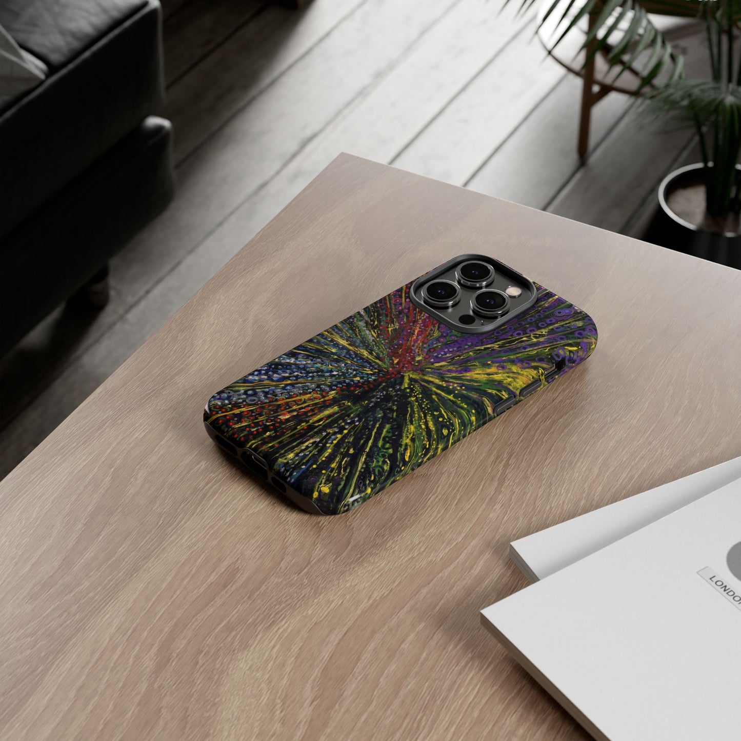 Stylish Abstract Phone Case for Trendsetters - The Last Dance Image