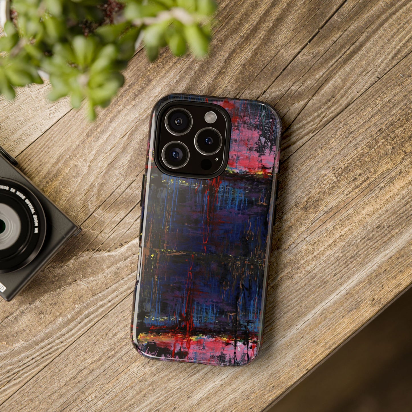 Artistic Tough Cases - Colorful Abstract Phone Case for Creative Souls- Illumination Image