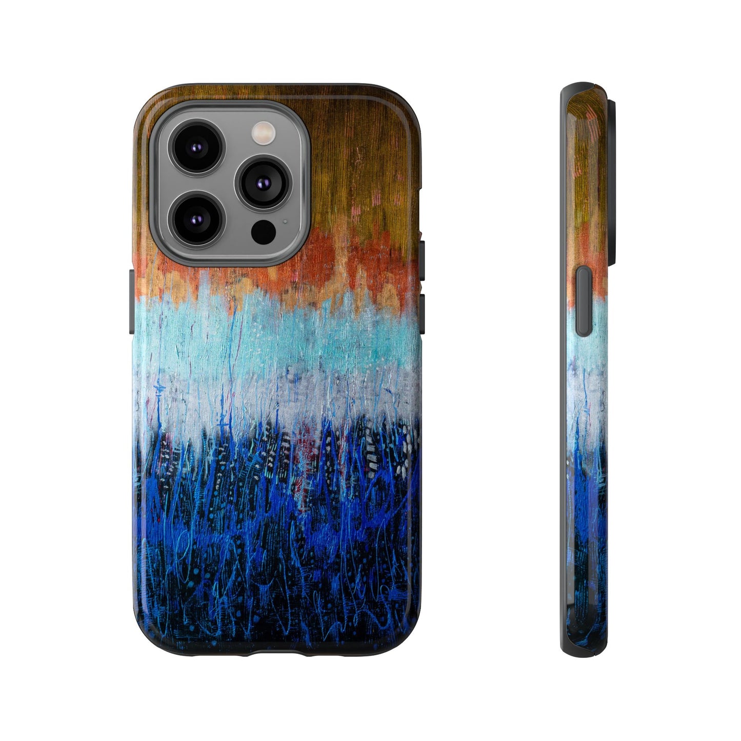 Artistic Tough iPhone Case - Colorful Abstract Design