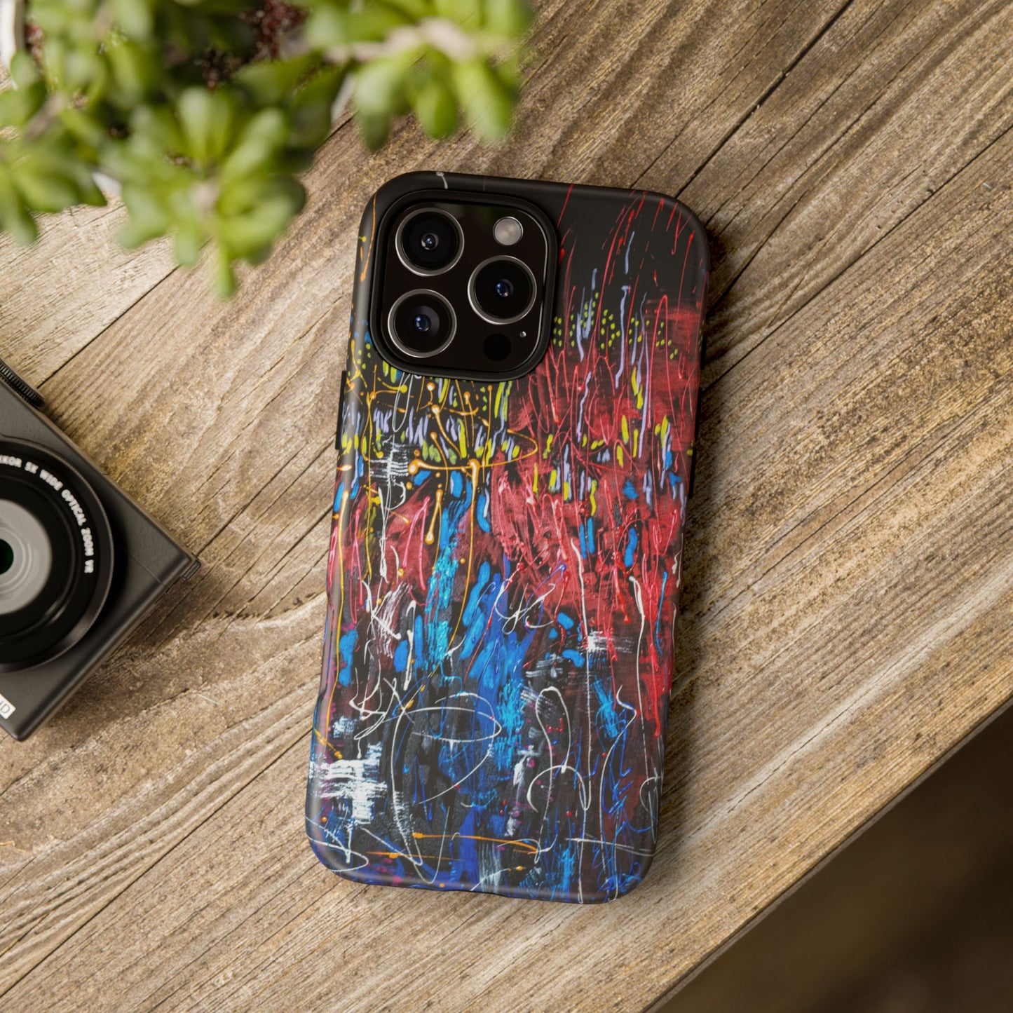Vibrant Tough Case-Passion of Life Image- Artistic Phone Cover for Bold Personalities