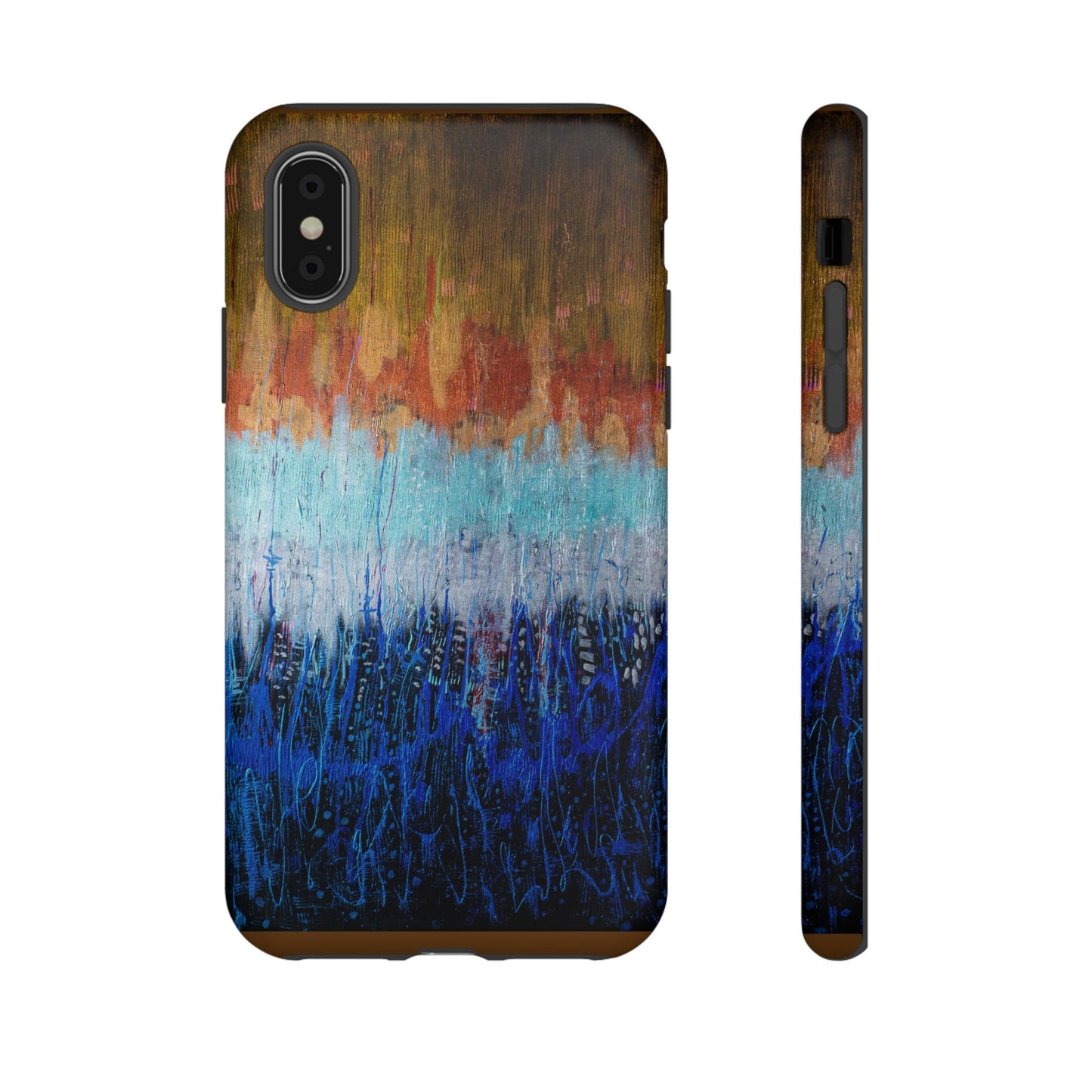 Artistic Tough iPhone Case - Colorful Abstract Design