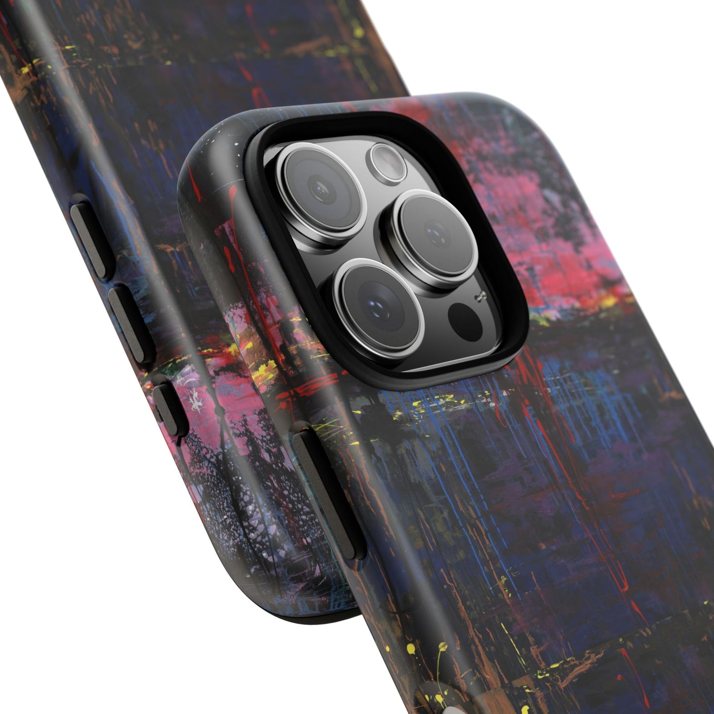 Artistic Tough Cases - Colorful Abstract Phone Case for Creative Souls- Illumination Image