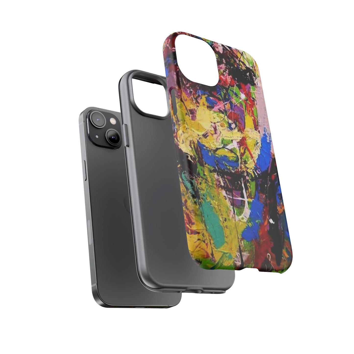 Vibrant Abstract Phone Case - Tough Cases for Bold Individuals