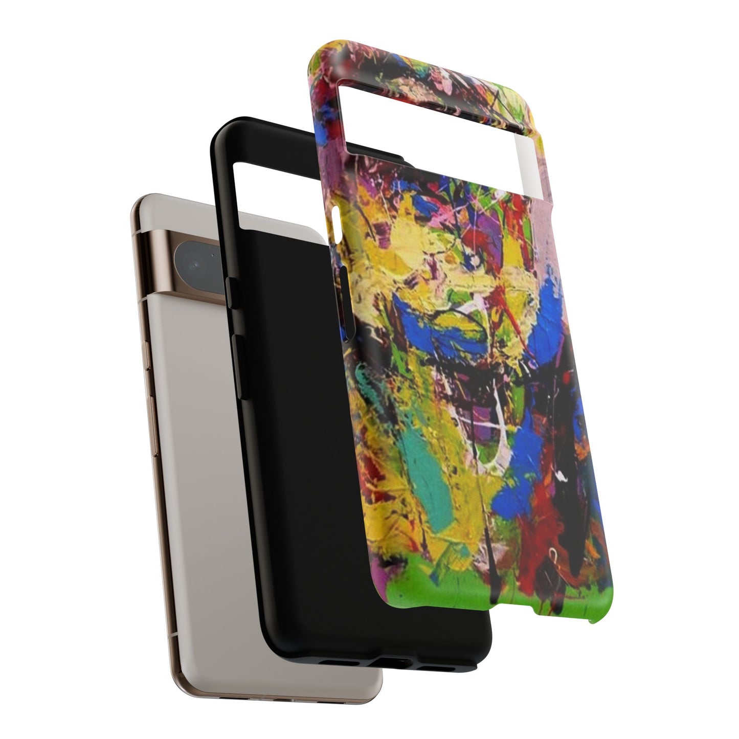 Vibrant Abstract Phone Case - Tough Cases for Bold Individuals