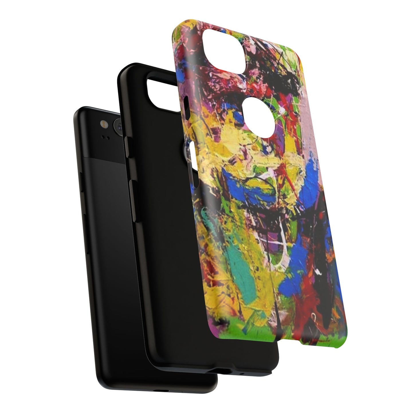 Vibrant Abstract Phone Case - Tough Cases for Bold Individuals