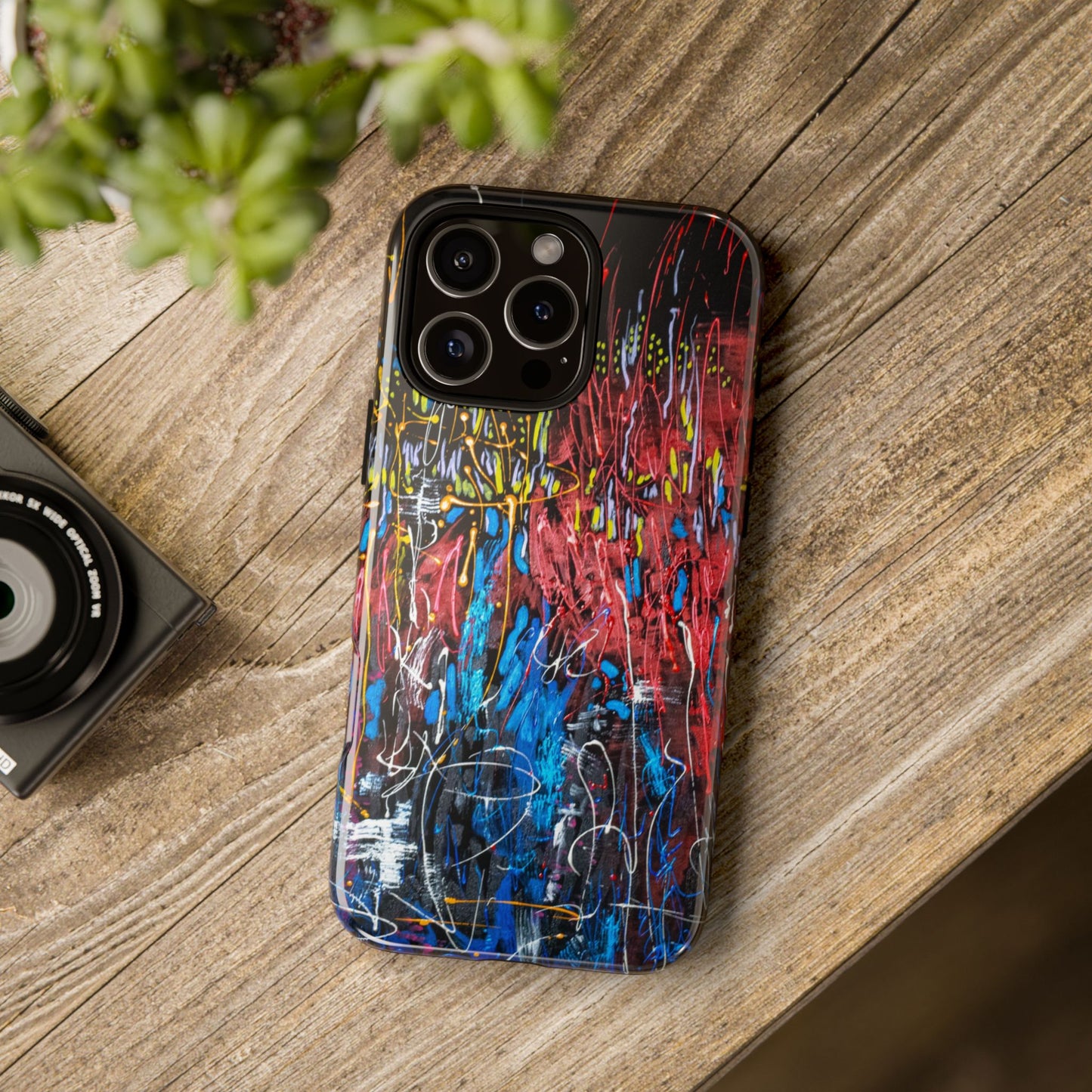 Vibrant Tough Case-Passion of Life Image- Artistic Phone Cover for Bold Personalities
