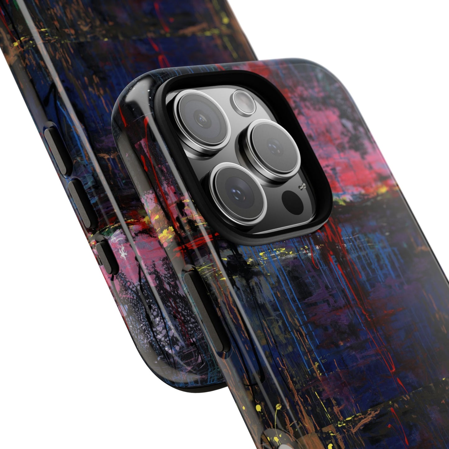 Artistic Tough Cases - Colorful Abstract Phone Case for Creative Souls- Illumination Image