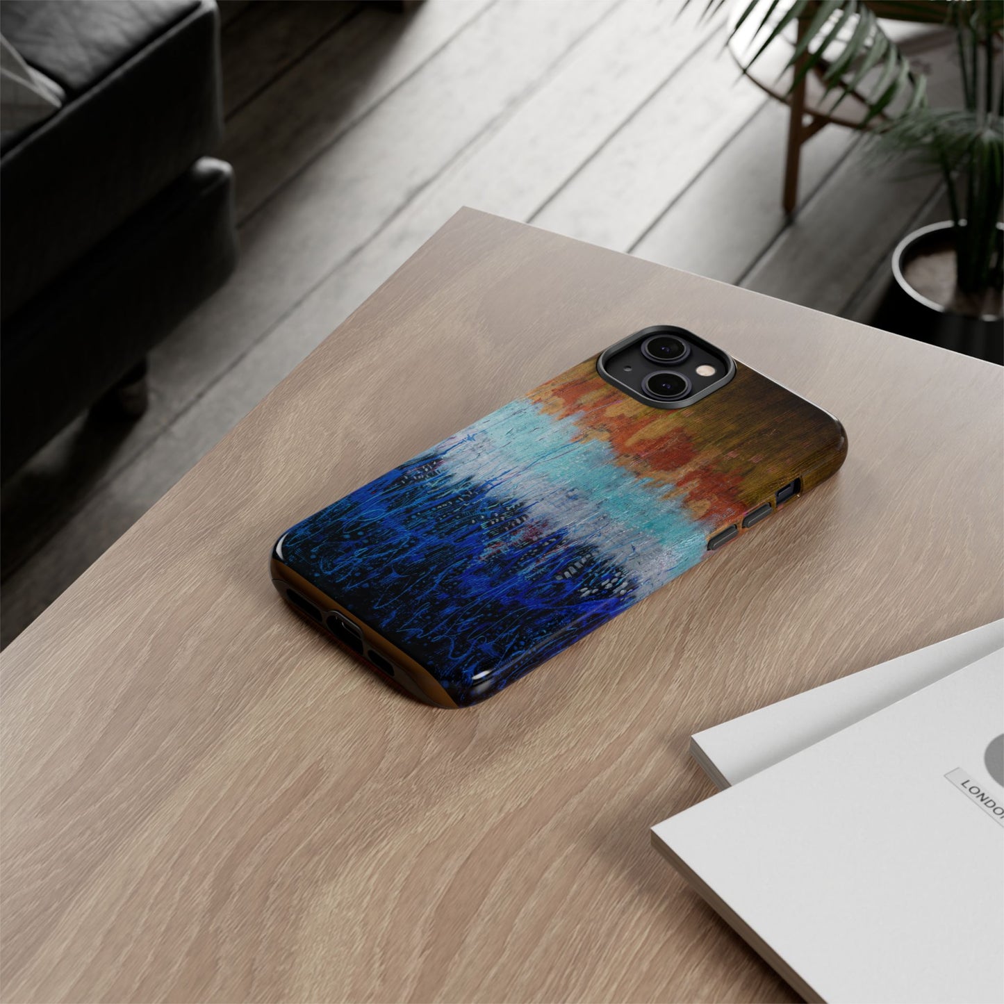 Artistic Tough iPhone Case - Colorful Abstract Design