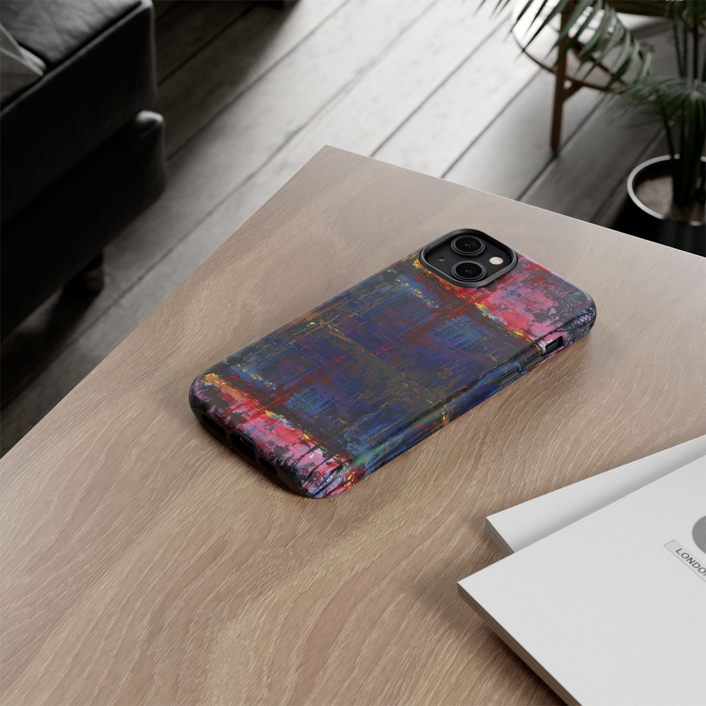 Artistic Tough Cases - Colorful Abstract Phone Case for Creative Souls- Illumination Image