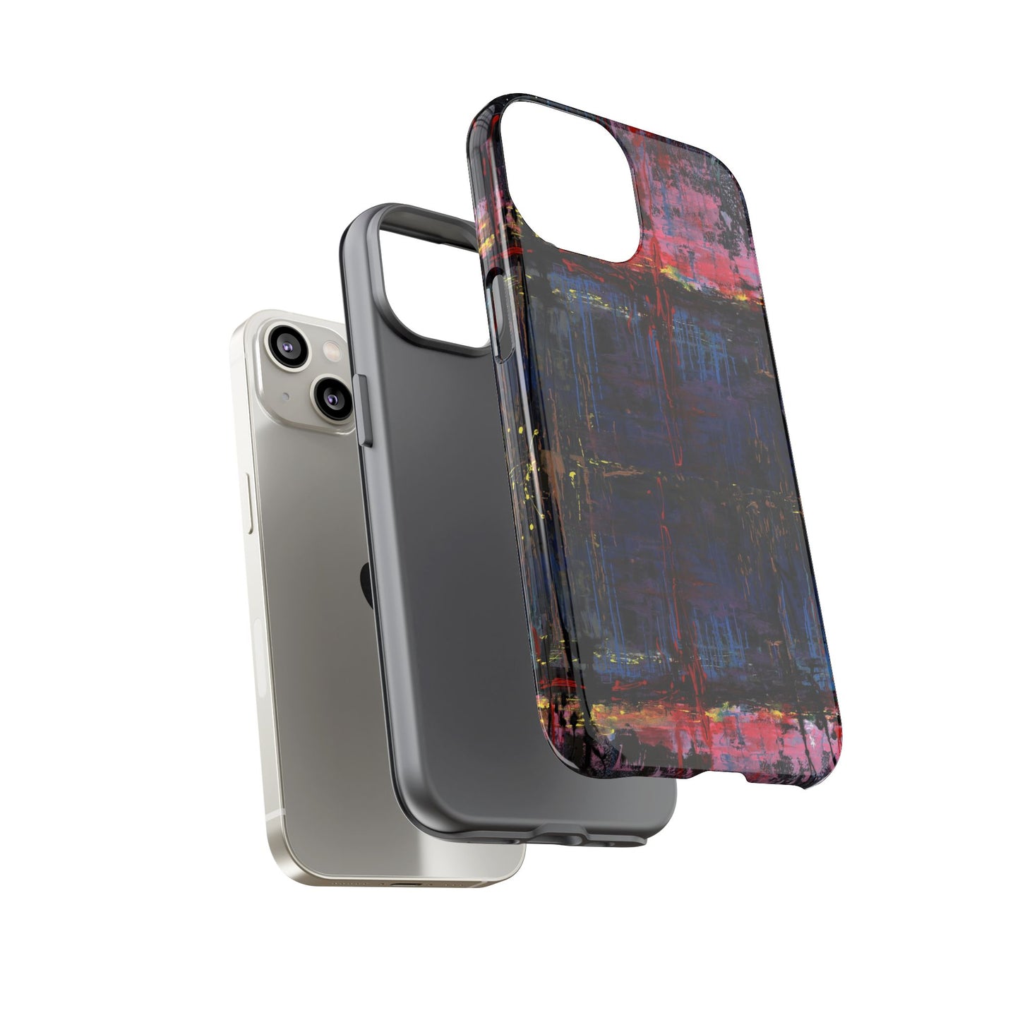 Artistic Tough Cases - Colorful Abstract Phone Case for Creative Souls- Illumination Image