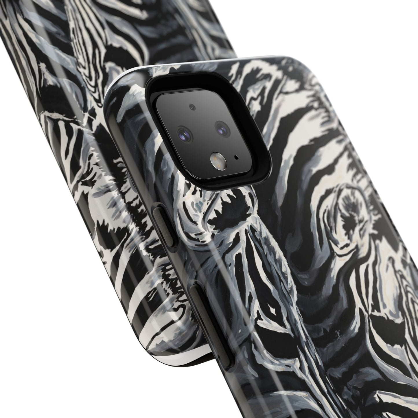 Artistic Zebra Print Phone Case -Tough Cases- Baby Zebras Image
