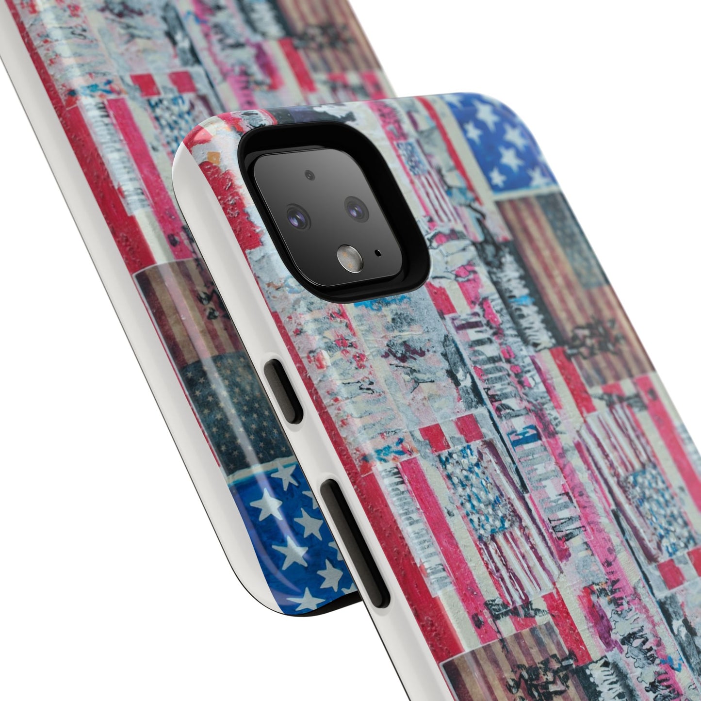 Patriotic Phone Case -We The People Image - Tough Cases with American Flag Design