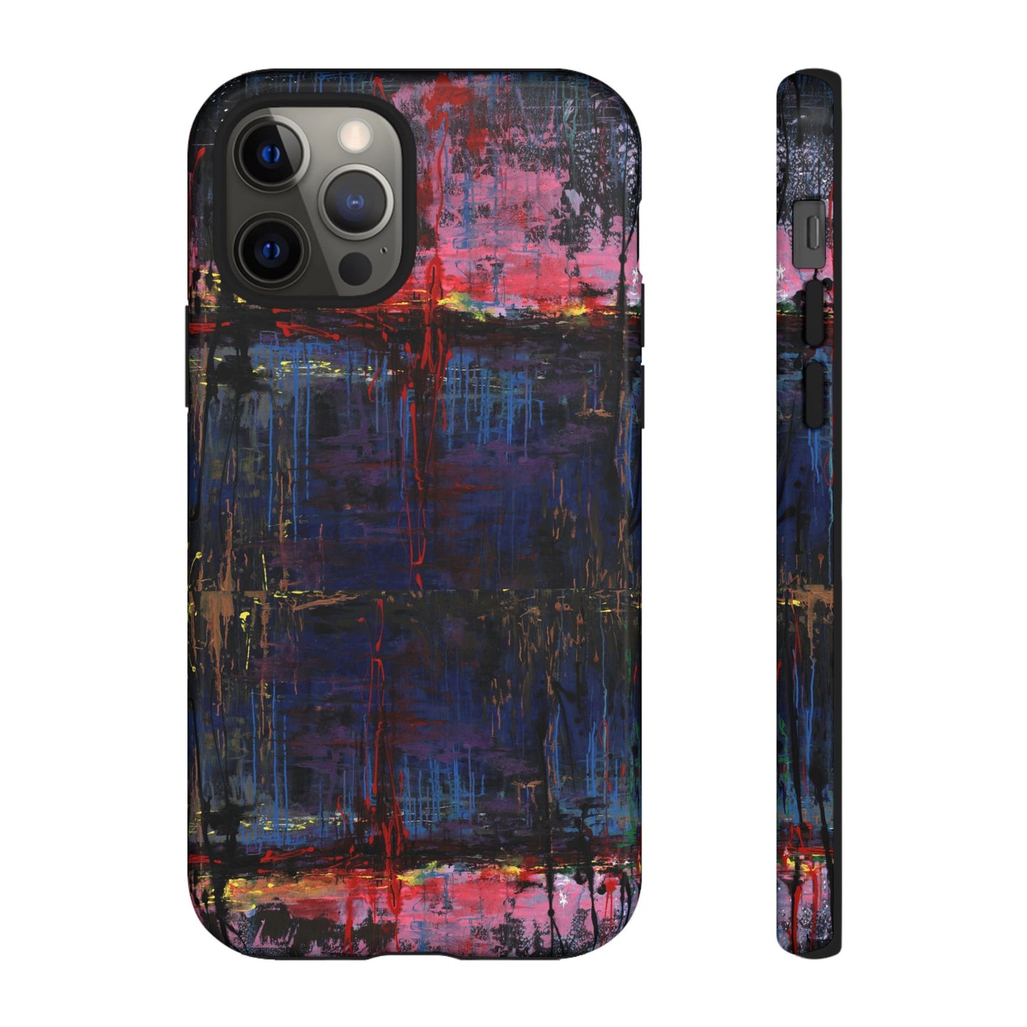 Artistic Tough Cases - Colorful Abstract Phone Case for Creative Souls- Illumination Image