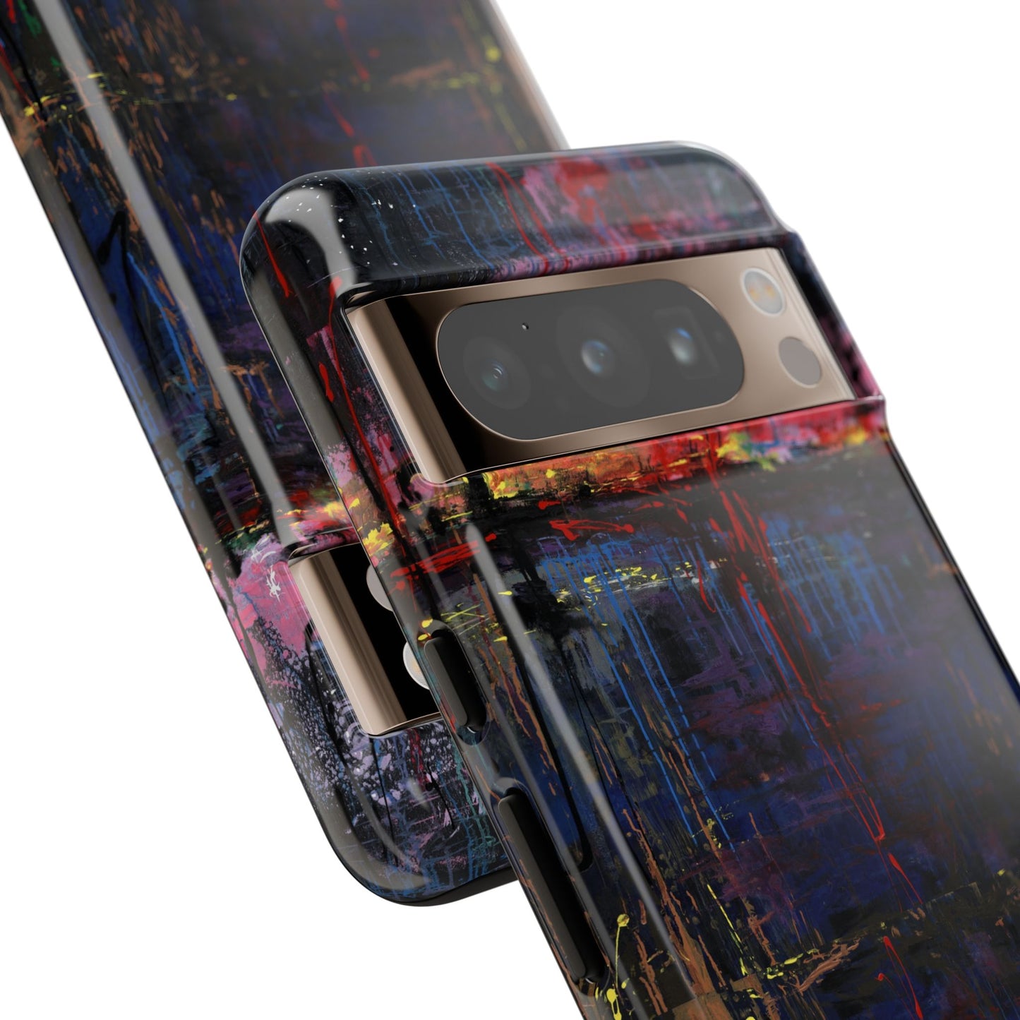 Artistic Tough Cases - Colorful Abstract Phone Case for Creative Souls- Illumination Image