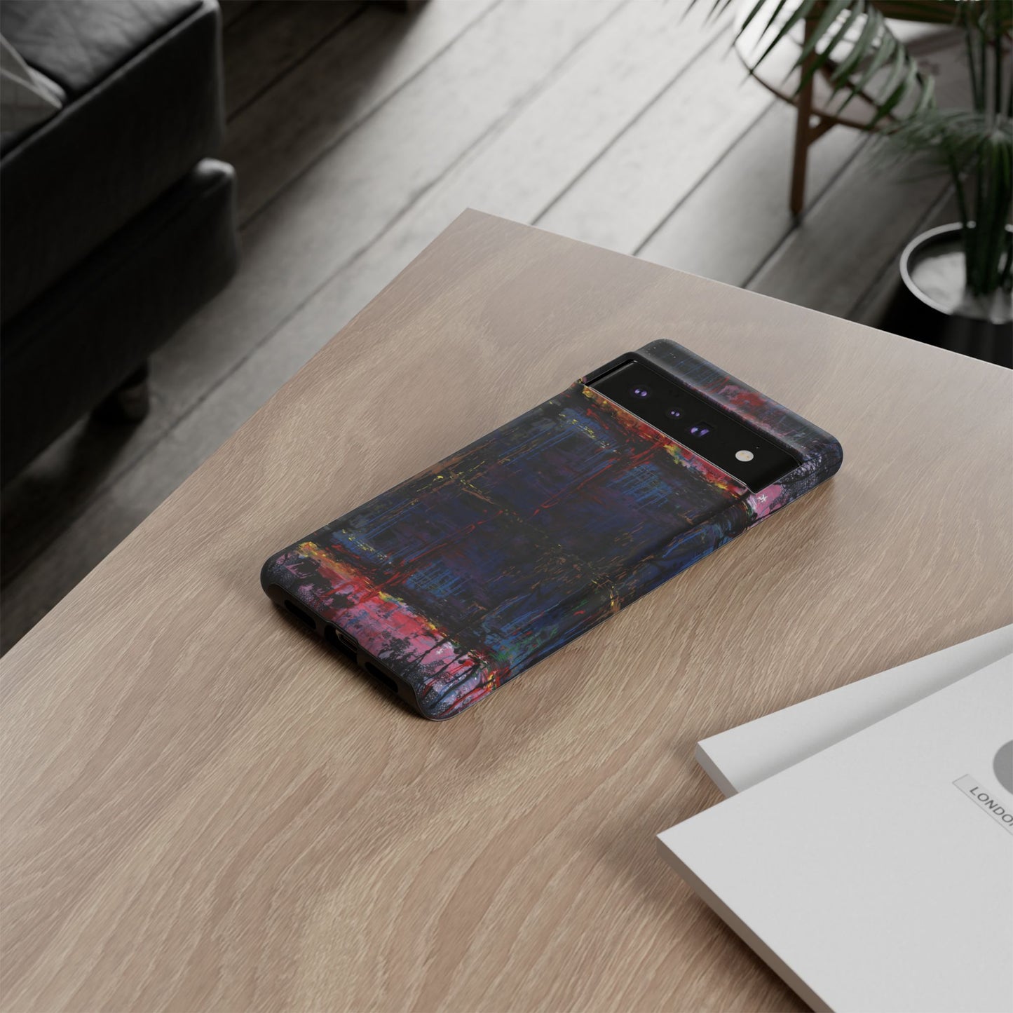 Artistic Tough Cases - Colorful Abstract Phone Case for Creative Souls- Illumination Image