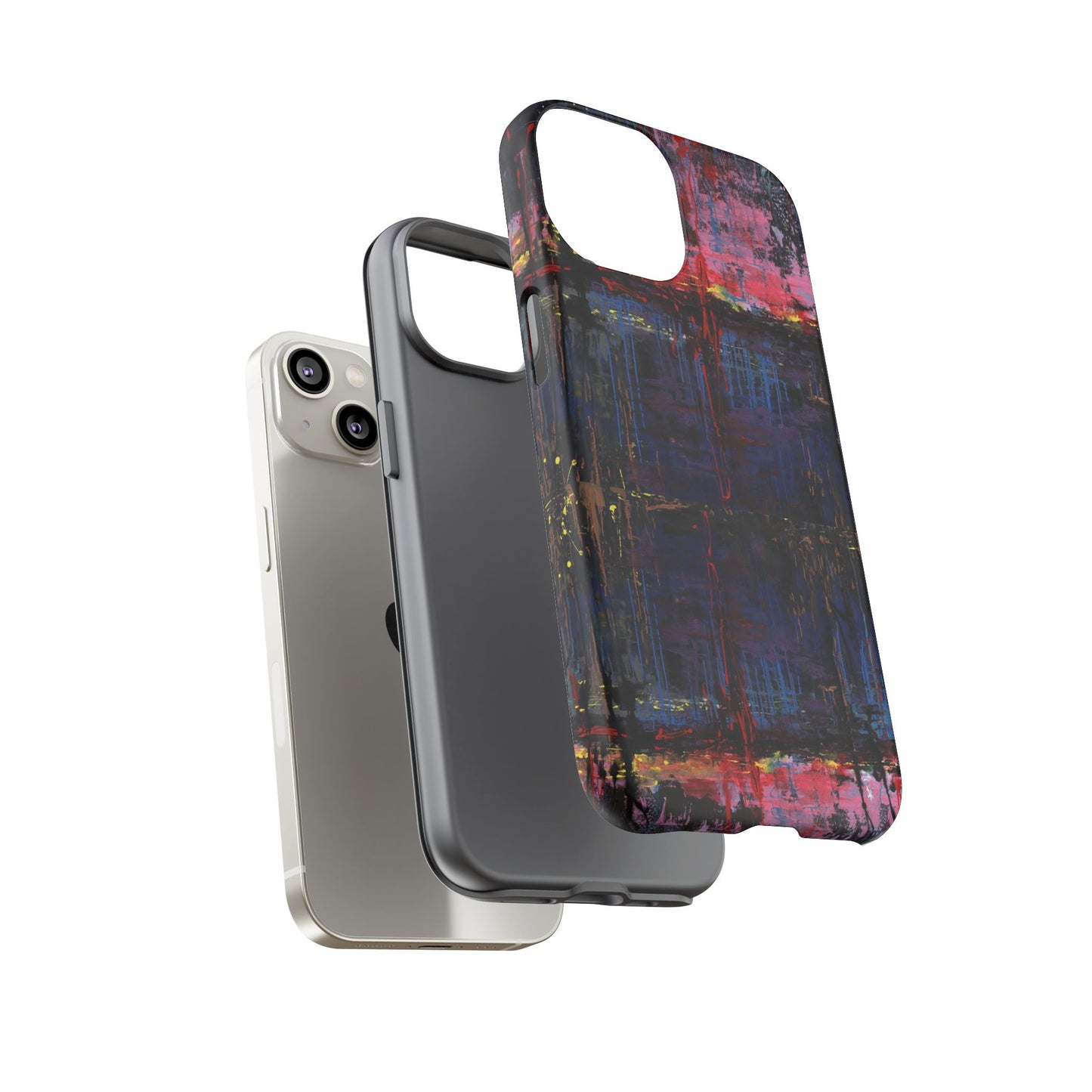 Artistic Tough Cases - Colorful Abstract Phone Case for Creative Souls- Illumination Image