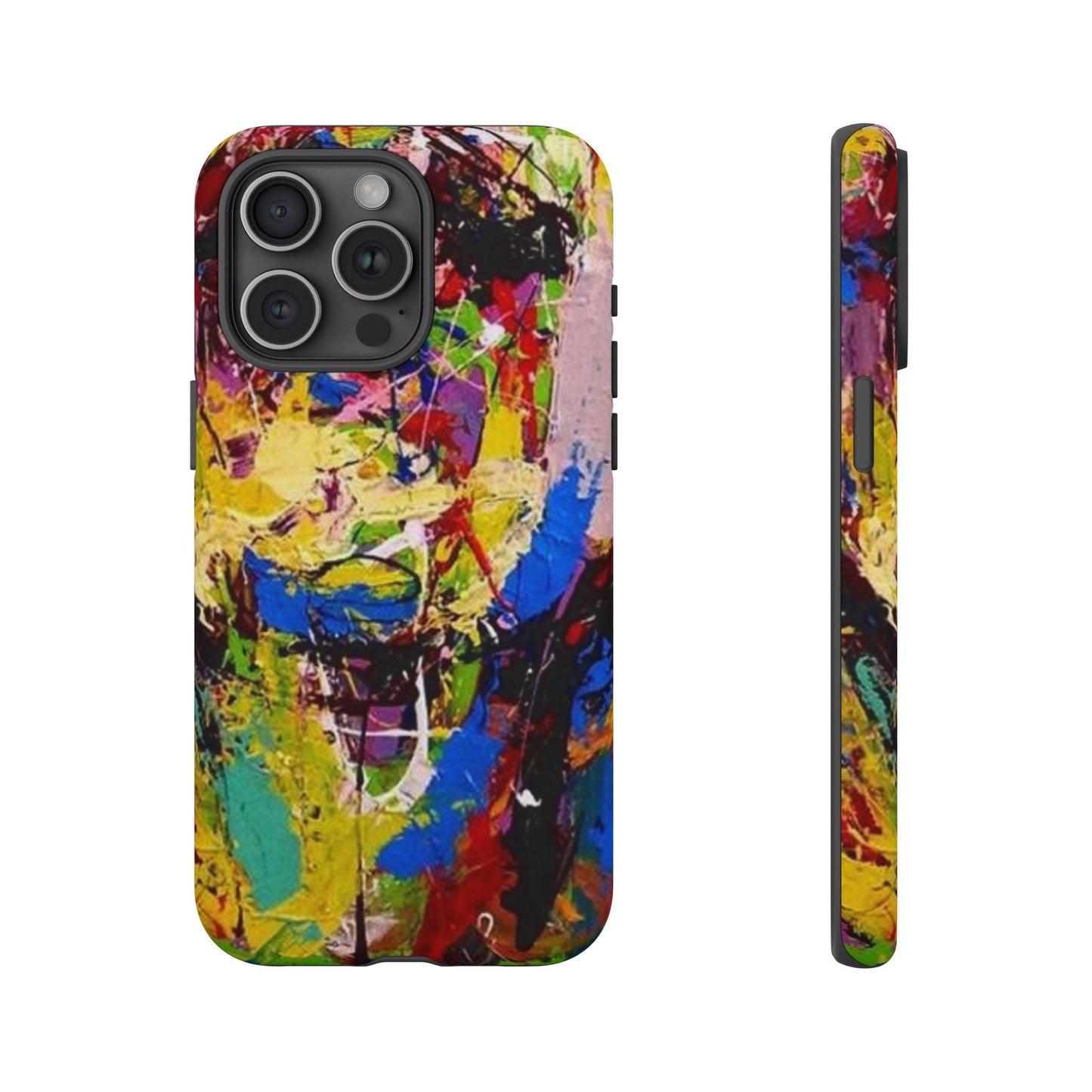 Vibrant Abstract Phone Case - Tough Cases for Bold Individuals