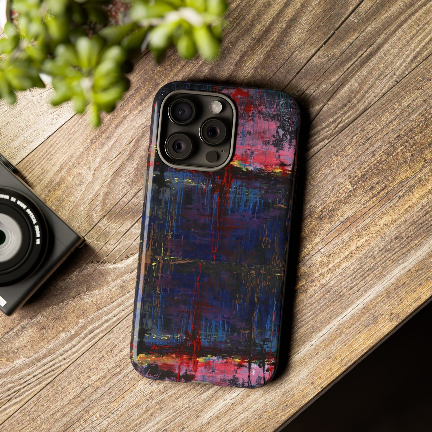 Artistic Tough Cases - Colorful Abstract Phone Case for Creative Souls- Illumination Image