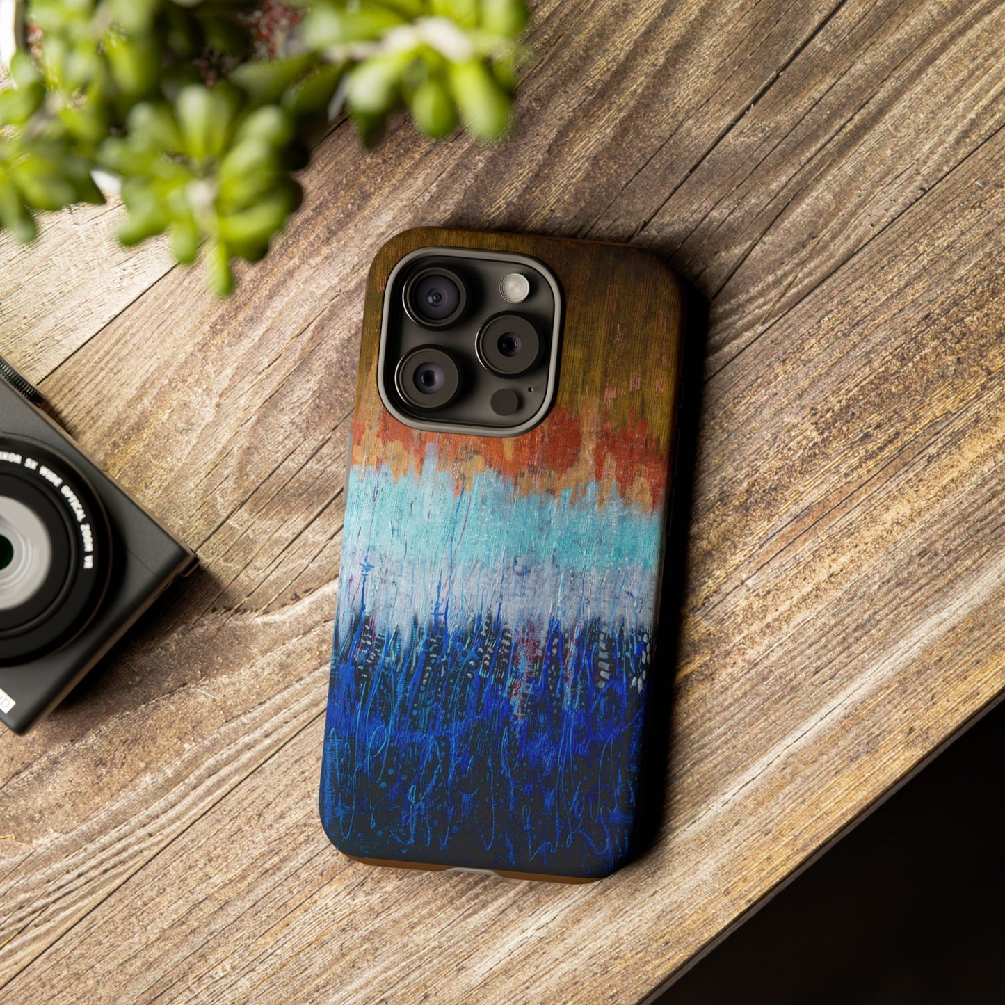 Artistic Tough iPhone Case - Colorful Abstract Design