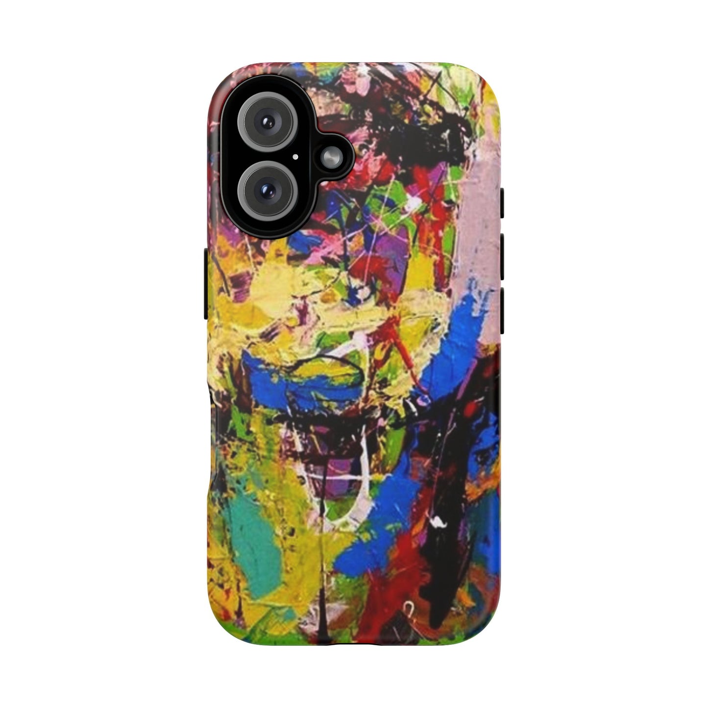 Vibrant Abstract Phone Case - Tough Cases for Bold Individuals