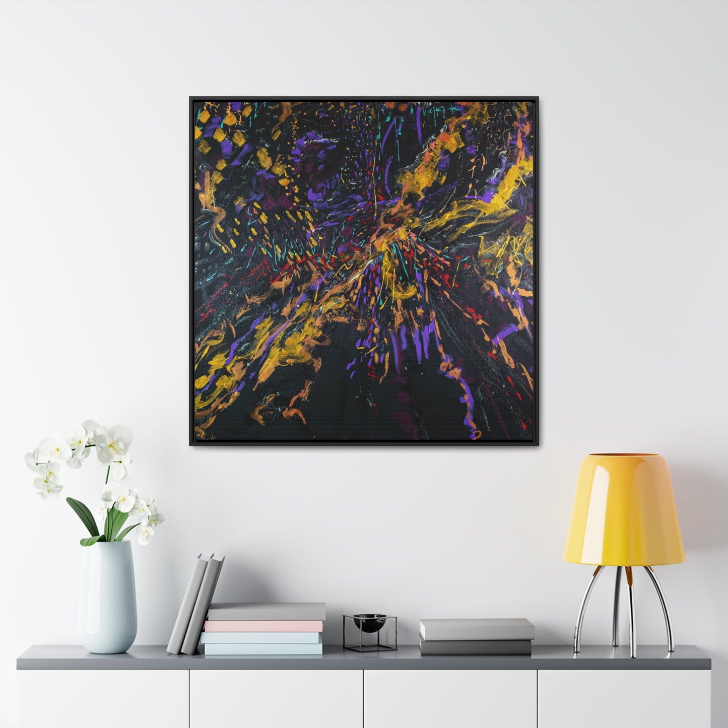 Brilliance of Spring - Framed Canvas Print