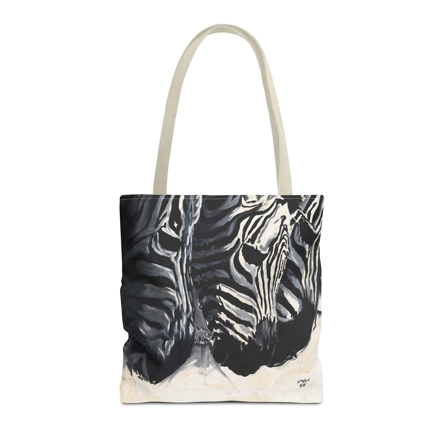 The Baby Zebras Image- Tote Bag