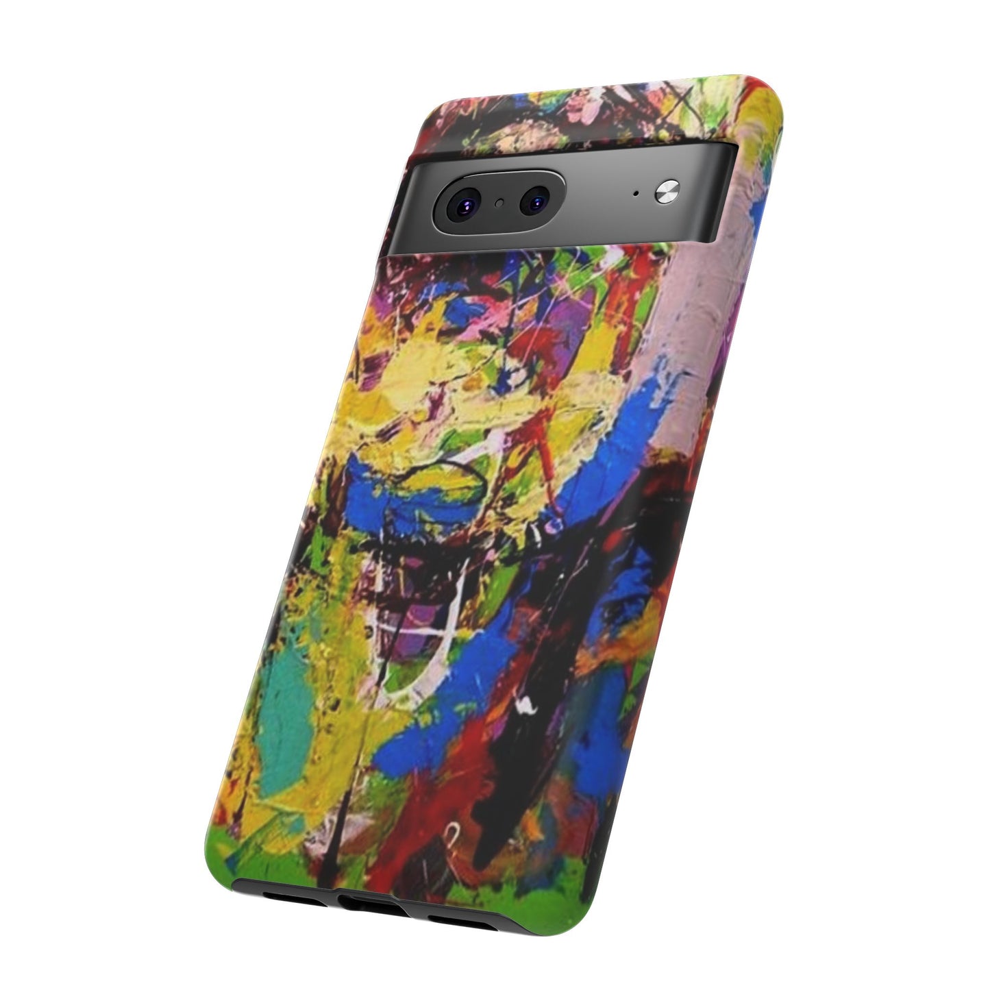 Vibrant Abstract Phone Case - Tough Cases for Bold Individuals