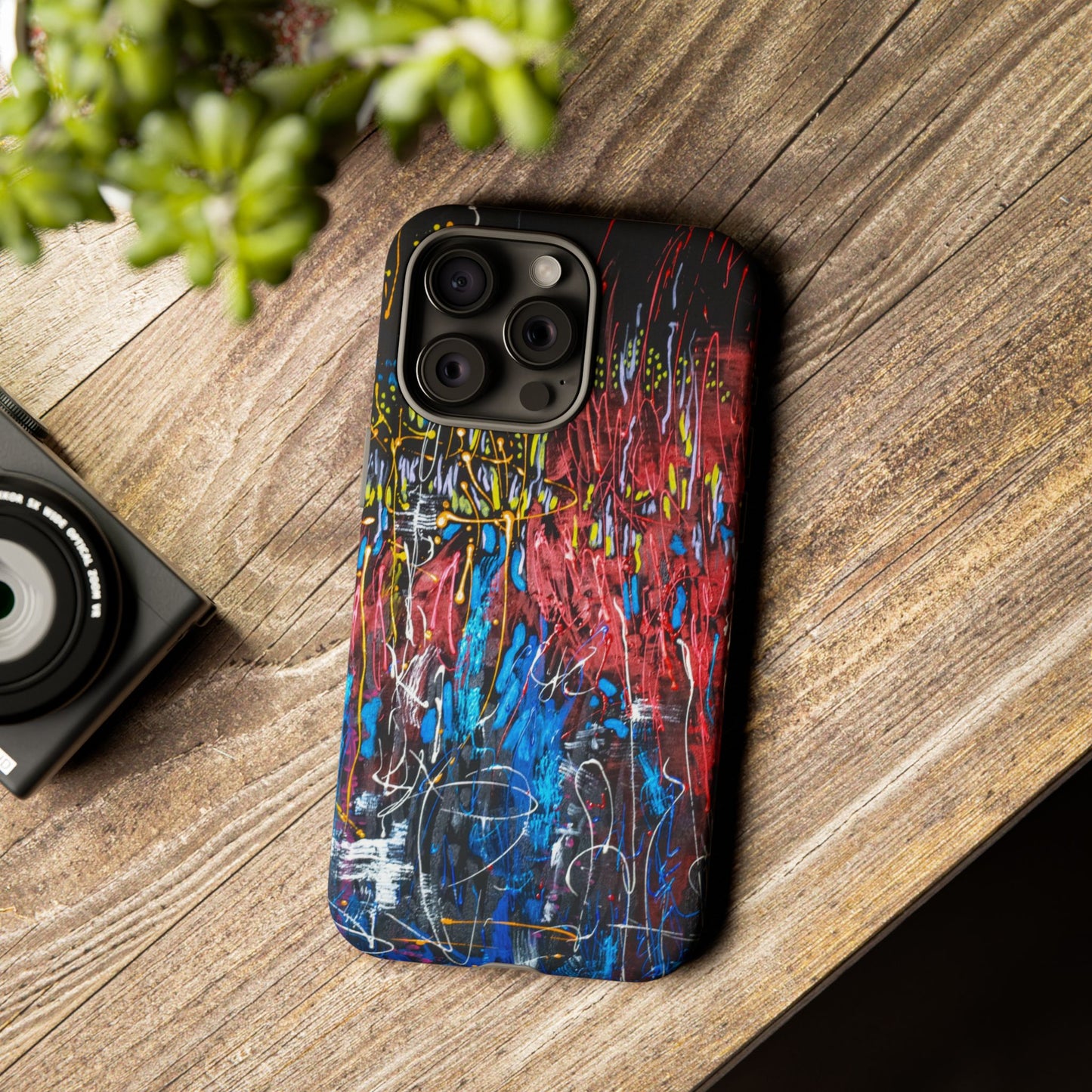 Vibrant Tough Case-Passion of Life Image- Artistic Phone Cover for Bold Personalities