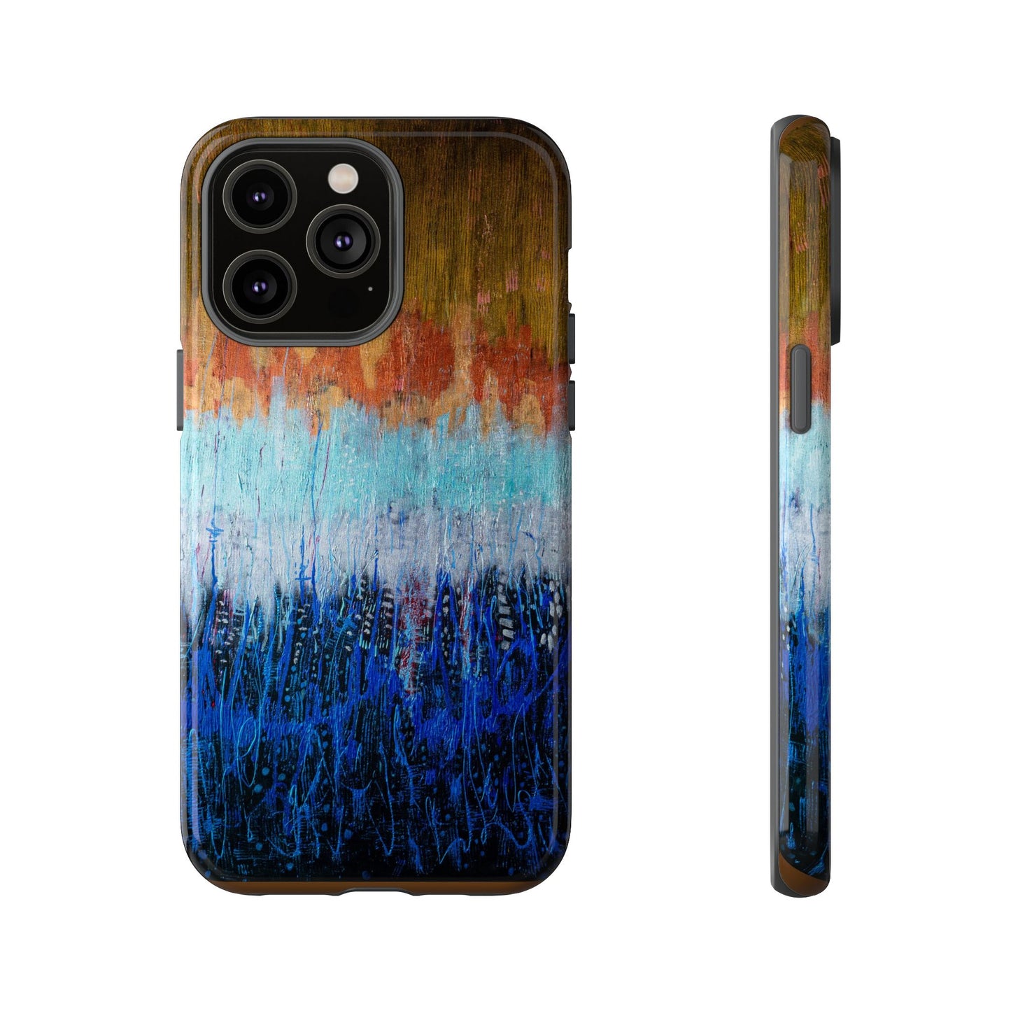 Artistic Tough iPhone Case - Colorful Abstract Design