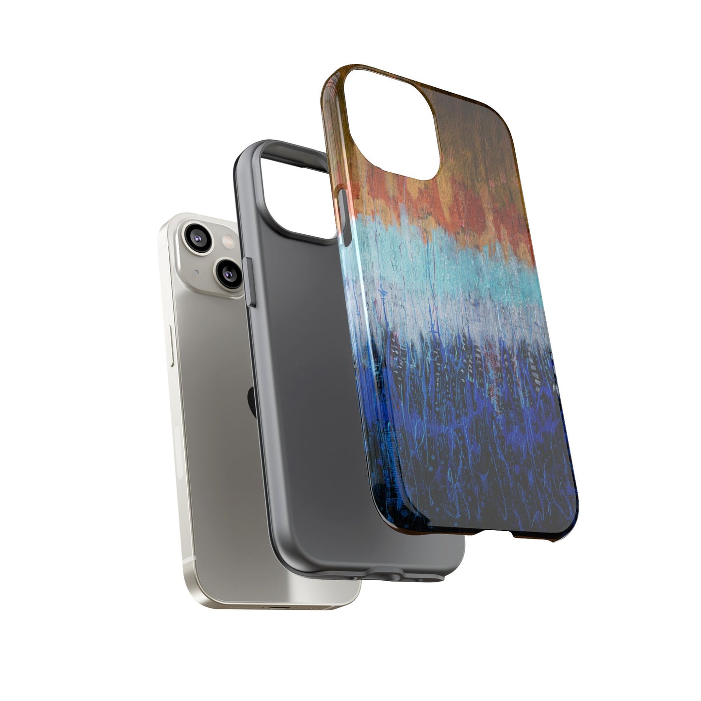 Artistic Tough iPhone Case - Colorful Abstract Design
