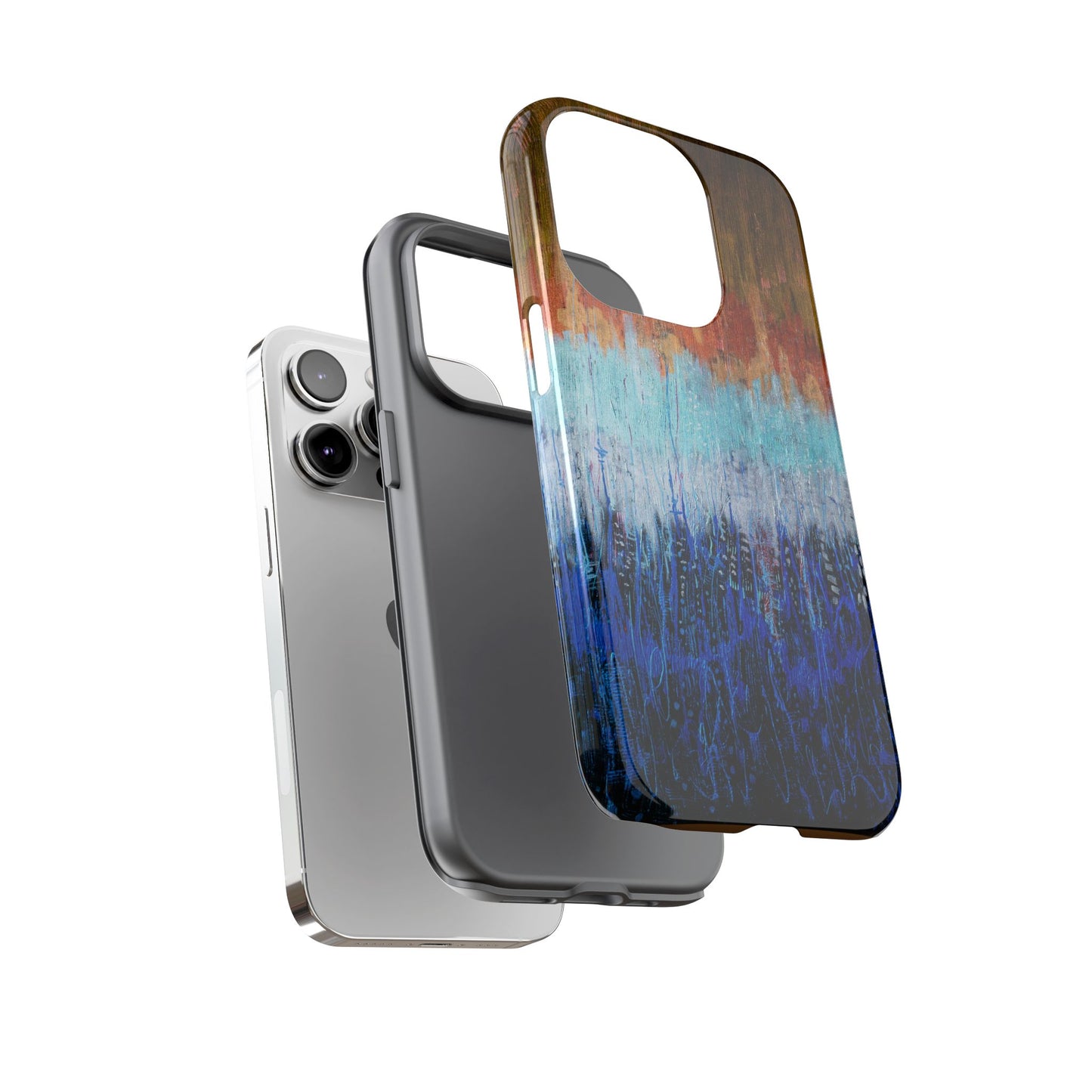 Artistic Tough iPhone Case - Colorful Abstract Design