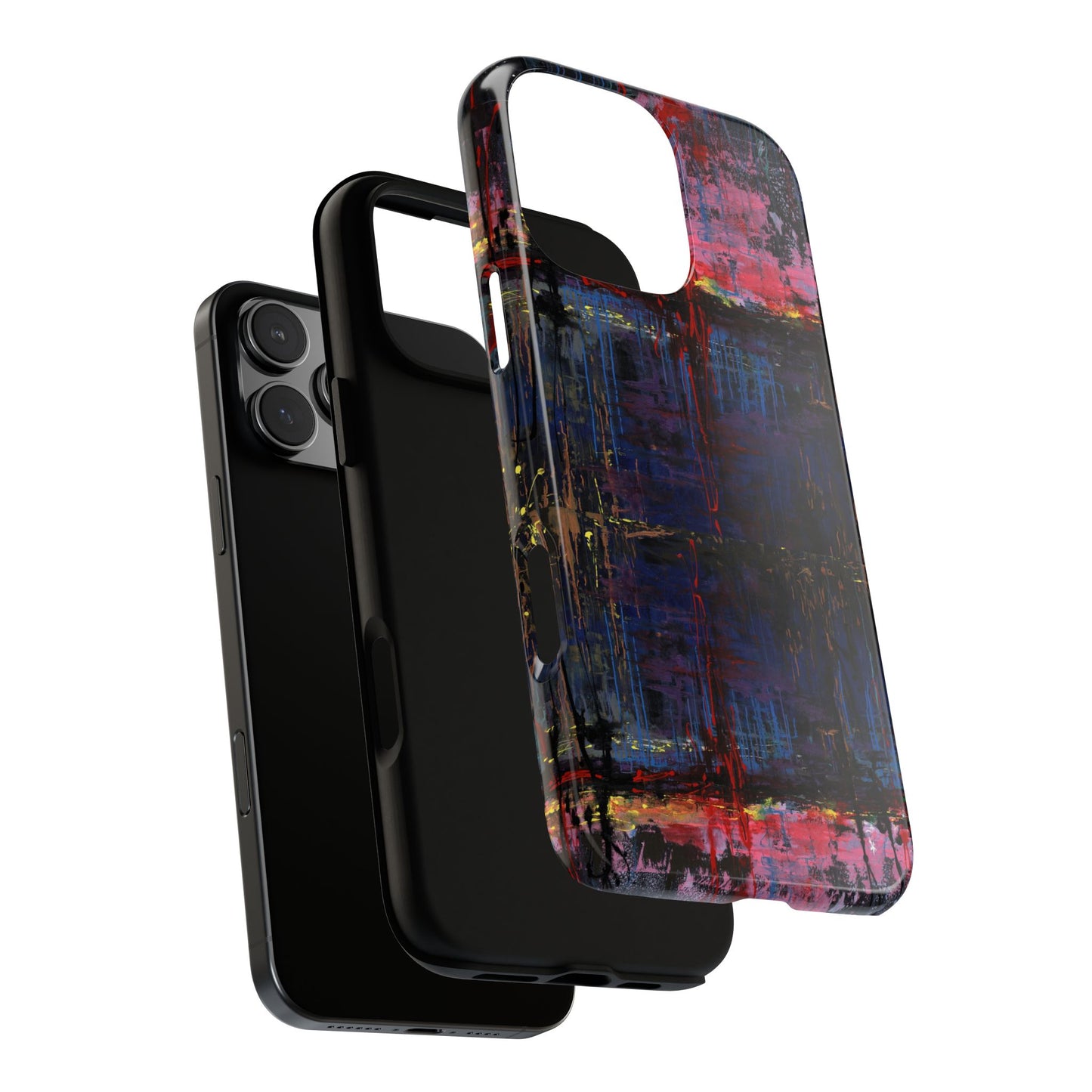 Artistic Tough Cases - Colorful Abstract Phone Case for Creative Souls- Illumination Image