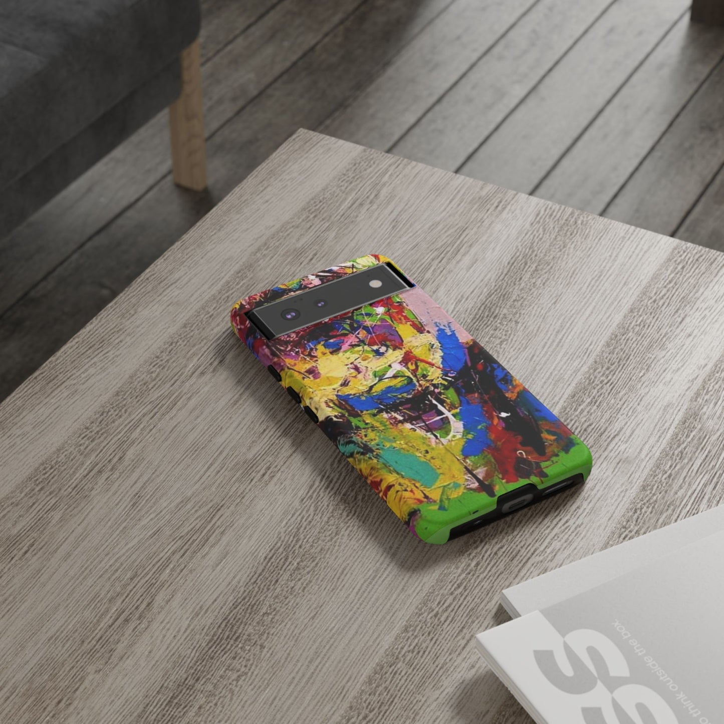 Vibrant Abstract Phone Case - Tough Cases for Bold Individuals