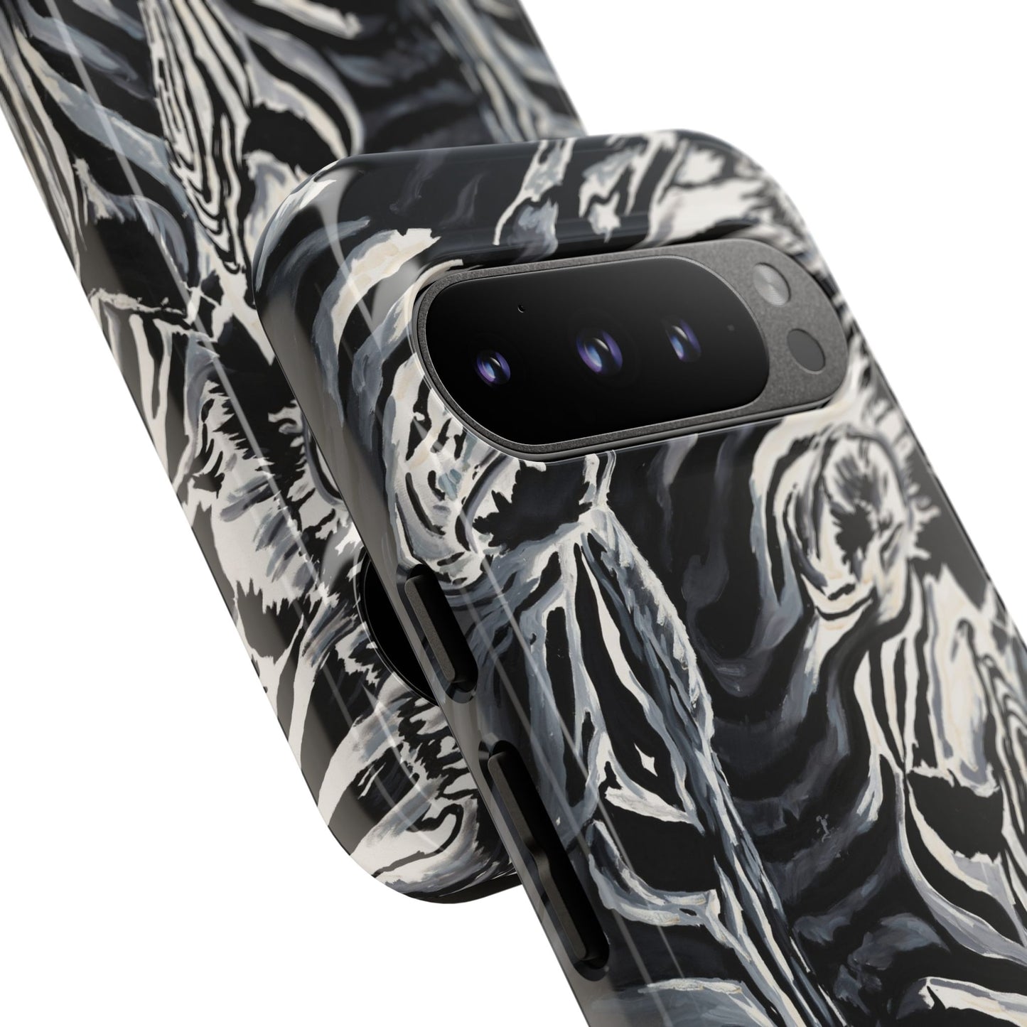 Artistic Zebra Print Phone Case -Tough Cases- Baby Zebras Image