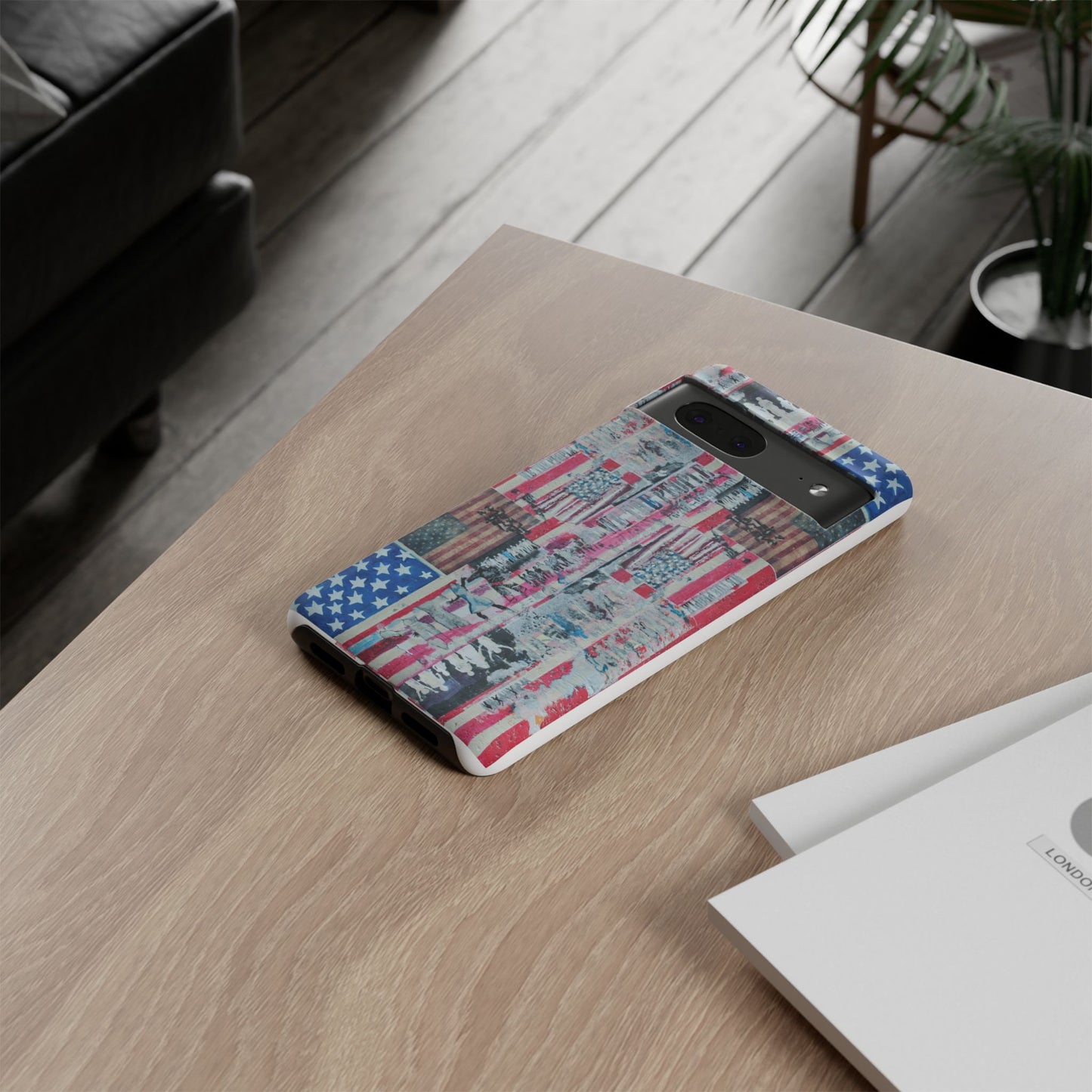 Patriotic Phone Case -We The People Image - Tough Cases with American Flag Design