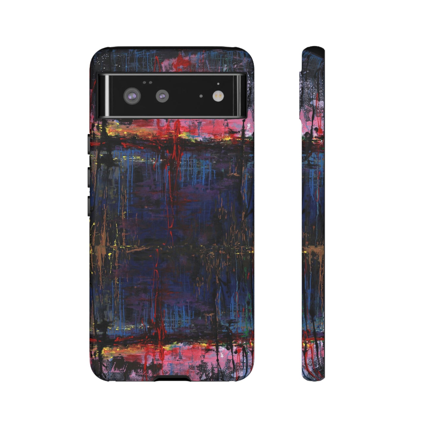 Artistic Tough Cases - Colorful Abstract Phone Case for Creative Souls- Illumination Image